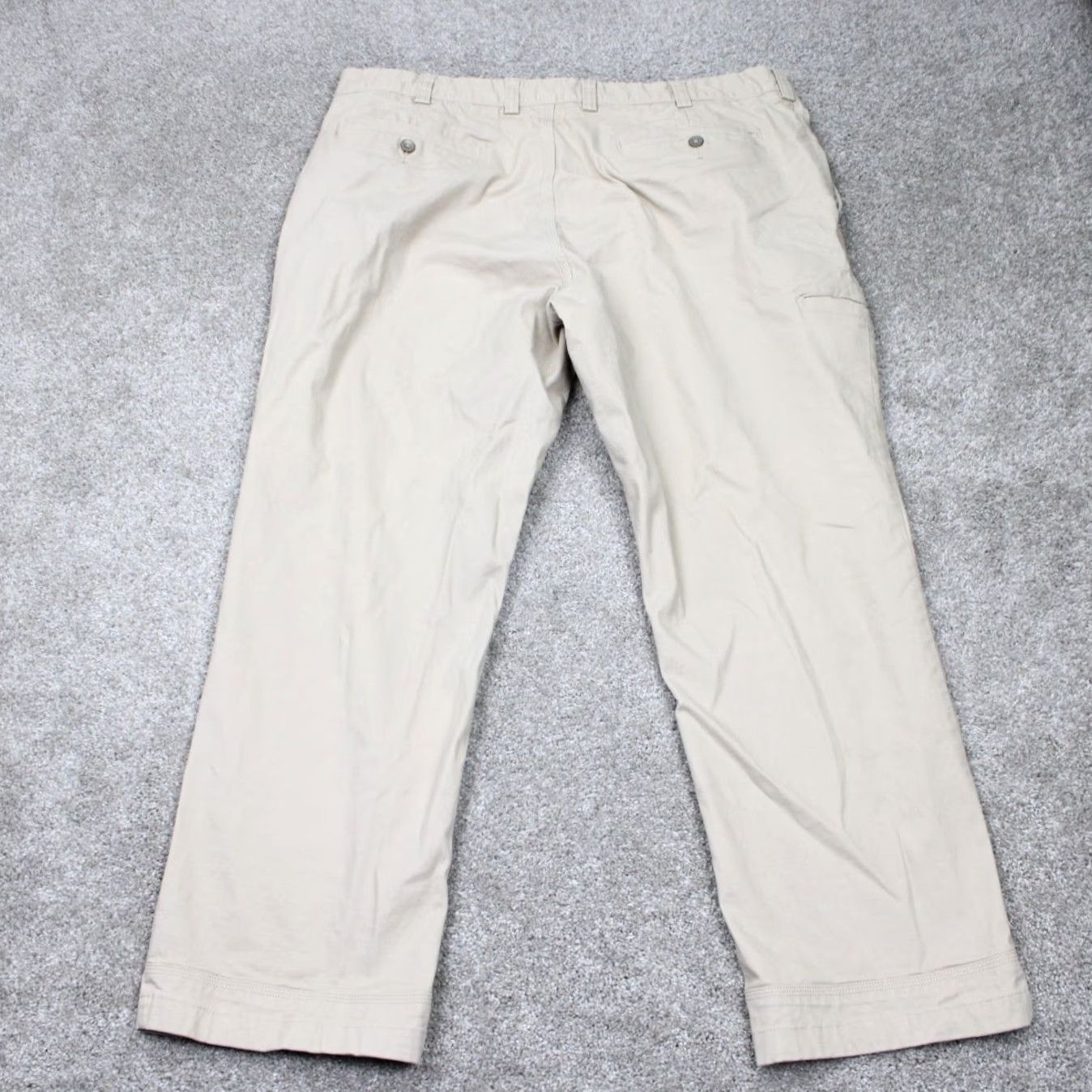 Vintage Duluth Mens Pants 40x30 Beige DuluthFlex Ballroom Cotton Stretch Straight Chino Casual Workwear 5-Pocket Logo Size US 40 / EU 56 - 6 Thumbnail