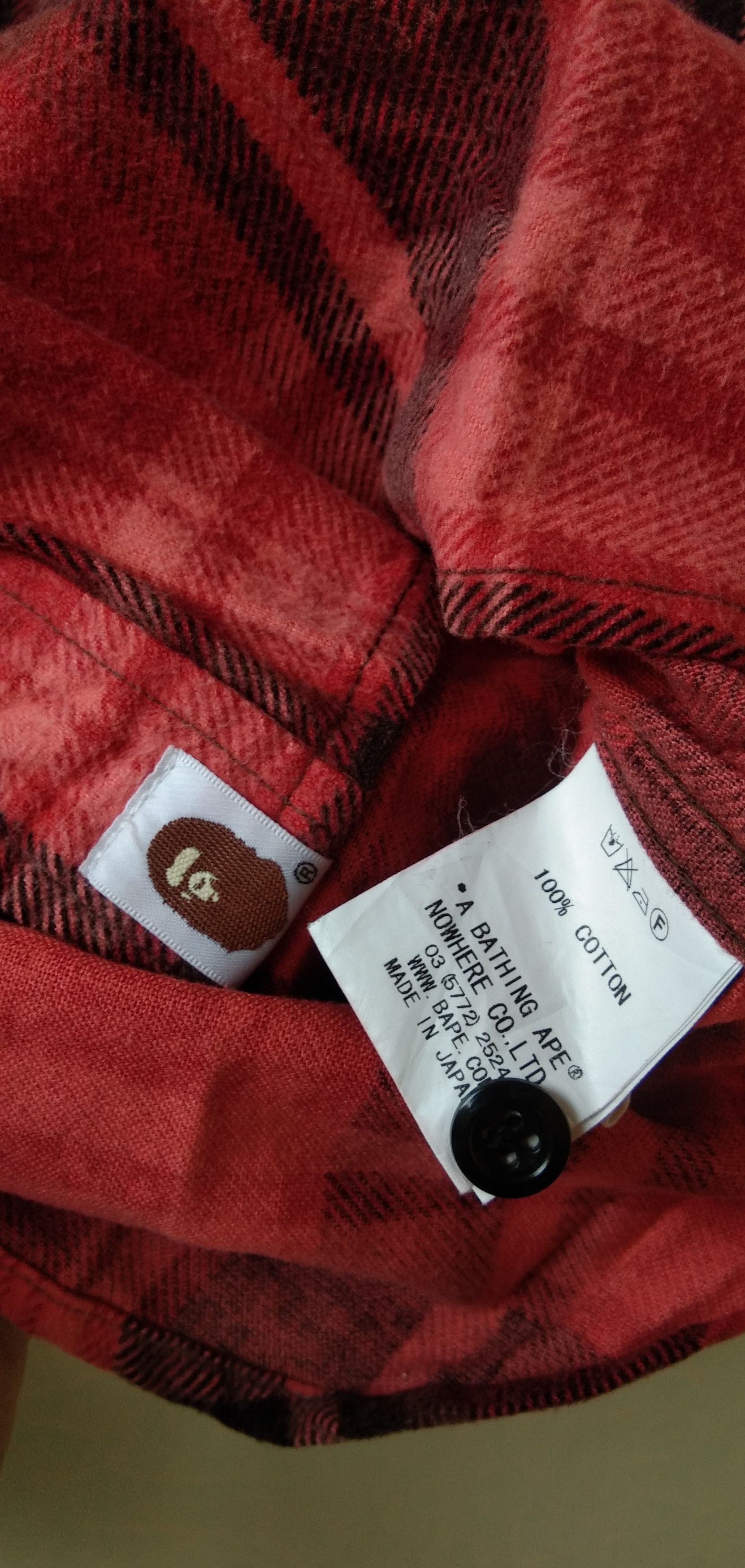Bape Plaid Flannel Shirt Size US M / EU 48-50 / 2 - 6 Thumbnail