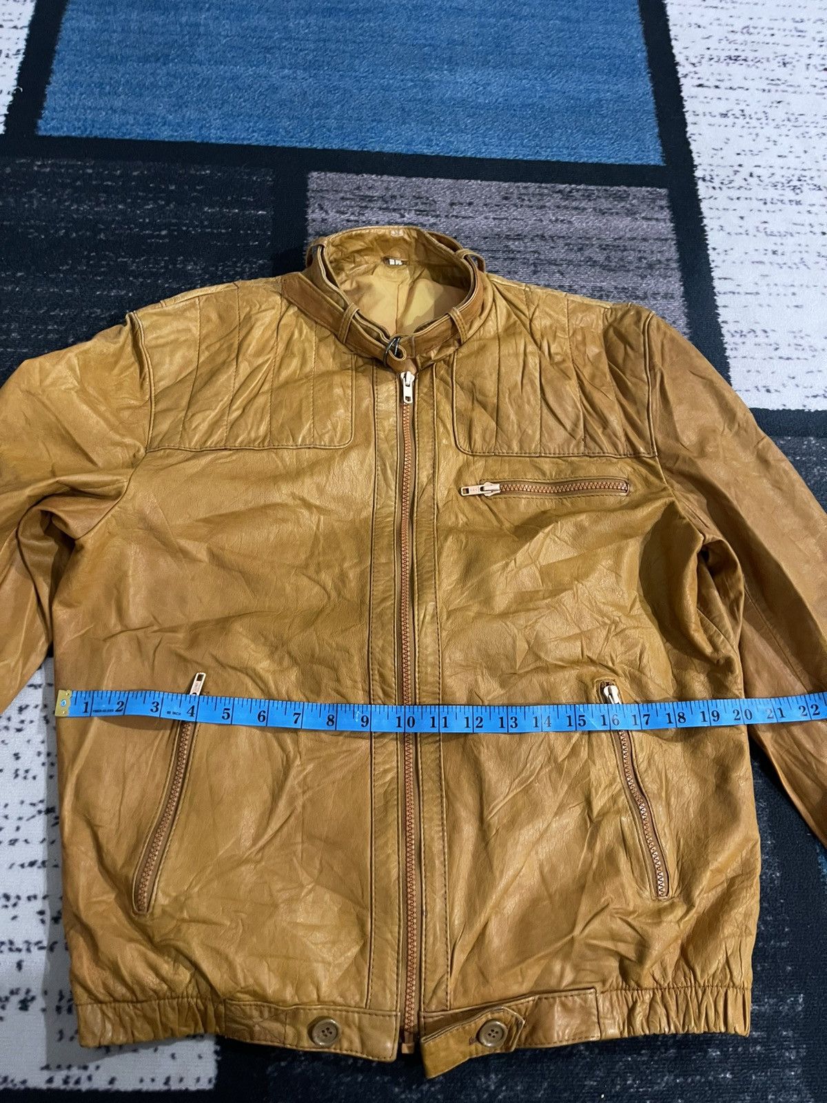 Vintage Vintage Unbrand Cow Leather Jacket Size US L / EU 52-54 / 3 - 17 Thumbnail