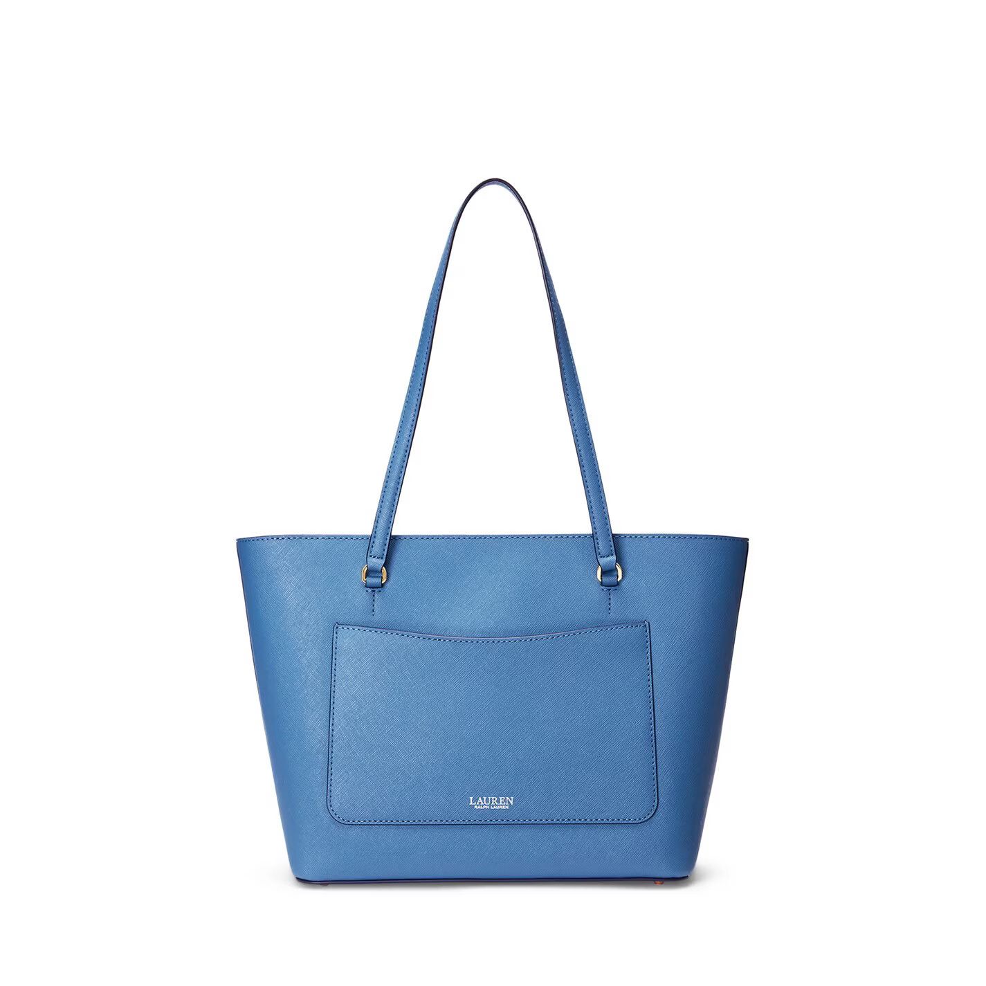 Lauren Ralph Lauren o1g2r1mq0825 Size: OS / Medium Karly Tote Bag in Pale Azure Size ONE SIZE - 5 Thumbnail