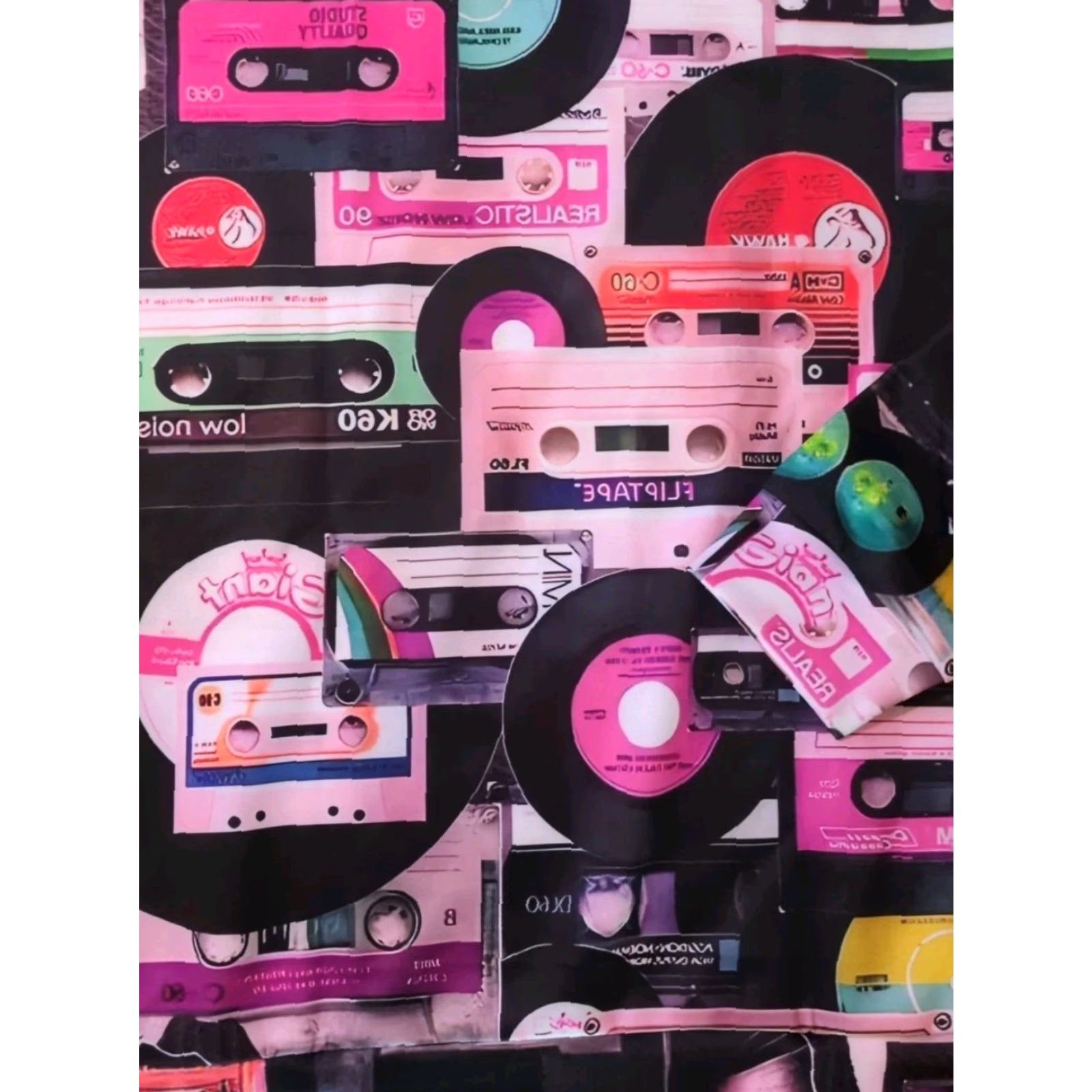 Vintage VINTAGE Cassette Tape Record Retrowave Hoodie Pullover 80s Retro Coat Jacket XL Size US XL / EU 56 / 4 - 2 Thumbnail