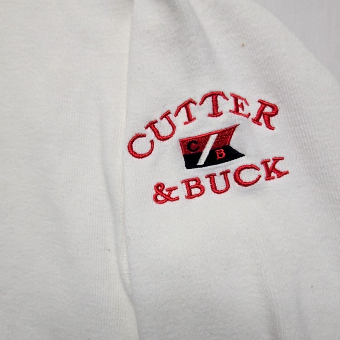 Cutter & Buck Vintage Cutter & Buck White Sweatshirt Embroidered XL Size US XL / EU 56 / 4 - 7 Thumbnail