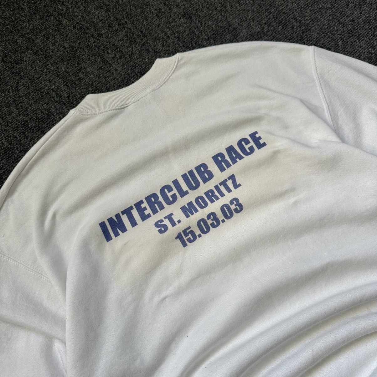 Fruit Of The Loom VTG 2000s Sweatshirts Fitted Man’s Size M Interclub Race Size US M / EU 48-50 / 2 - 14 Thumbnail