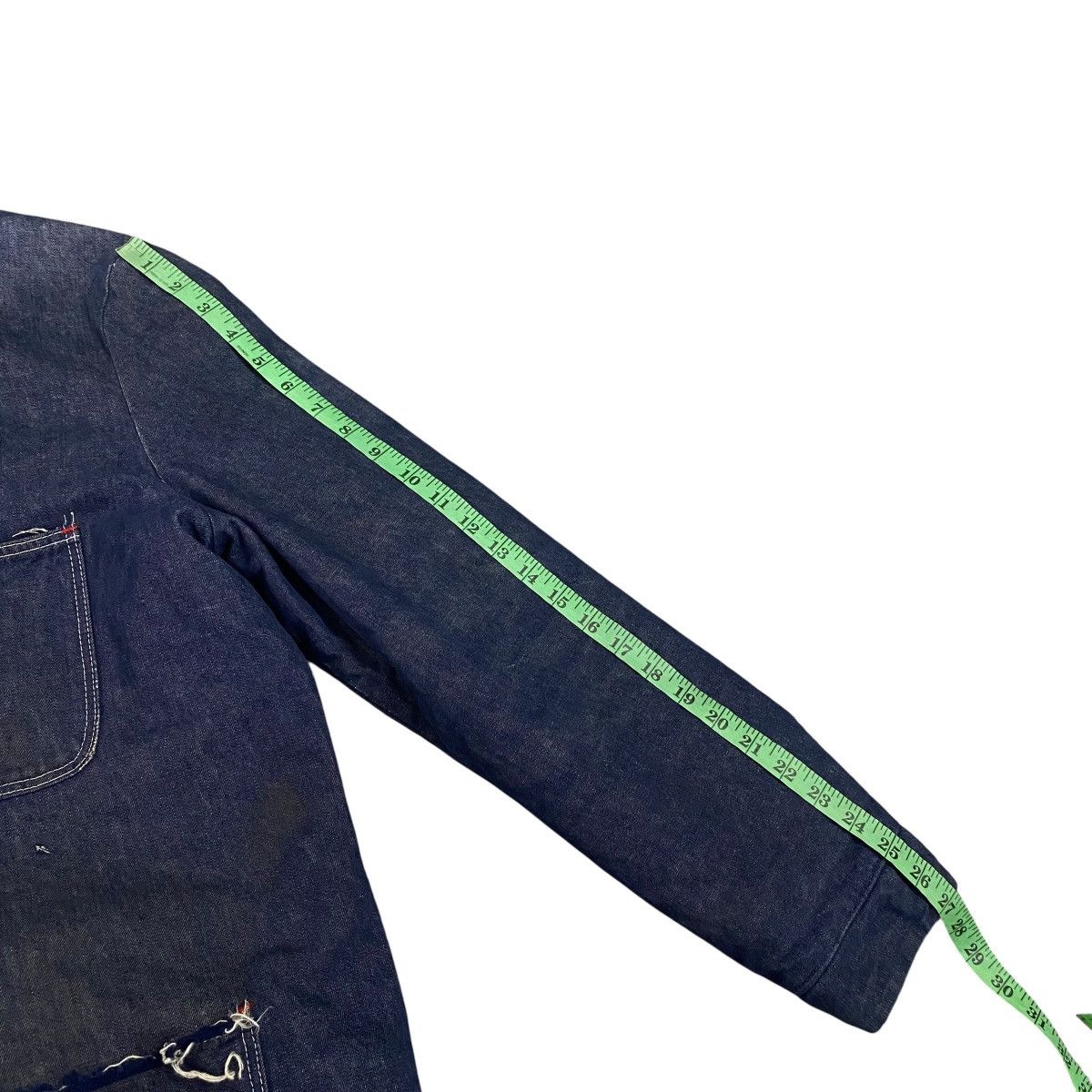 Wrangler Vintage Men’s 1950s Wool Blanket Lined Blue Bell Denim Size US L / EU 52-54 / 3 - 18 Thumbnail
