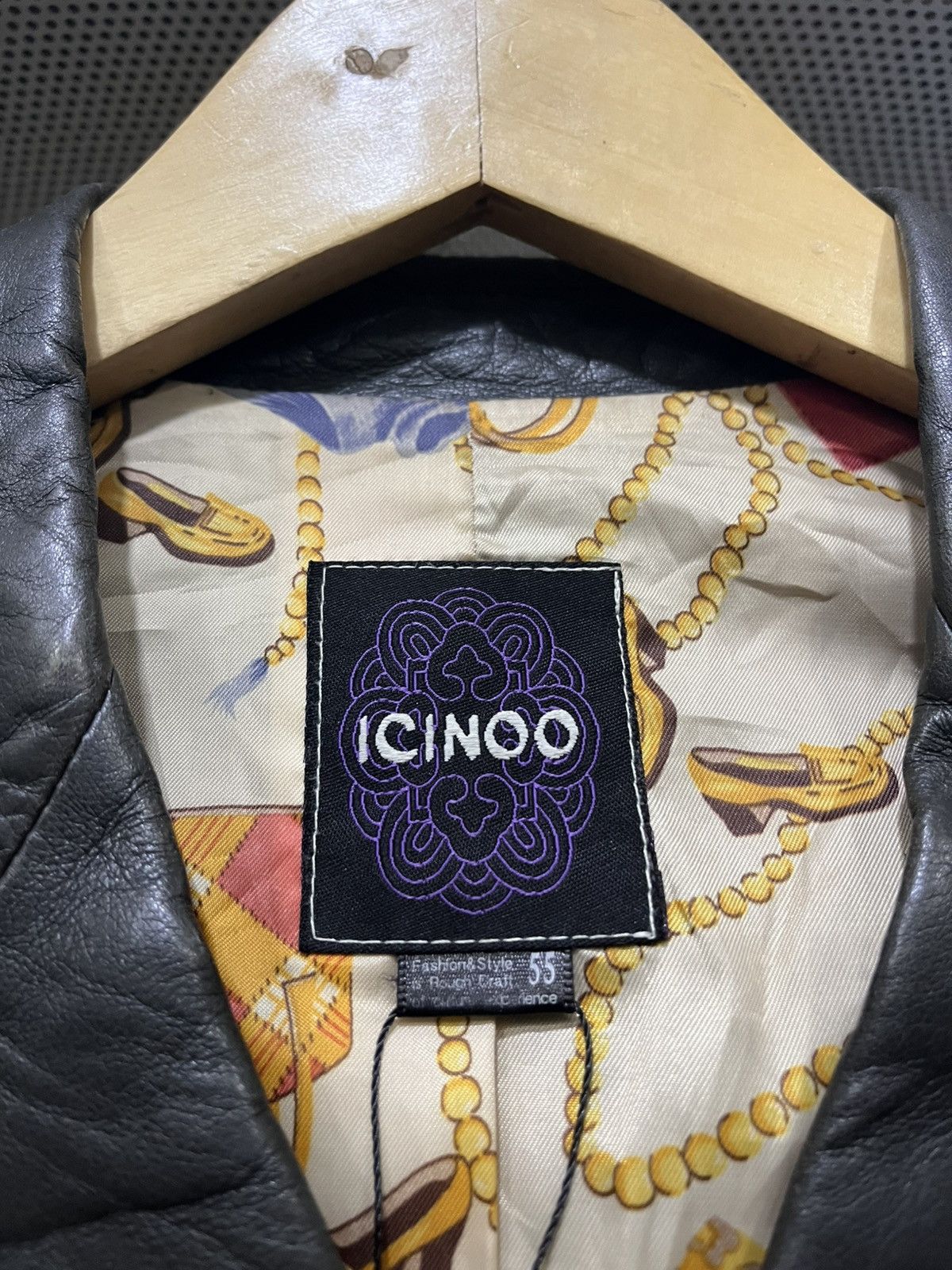 Genuine Leather ICINOO TRUCKER LEATHER JACKET Size M / US 6-8 / IT 42-44 - 3 Thumbnail