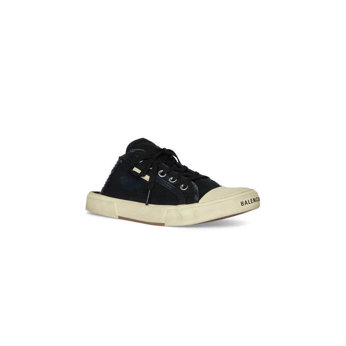 Balenciaga o1bcso1str0625 Paris Mules in Black Size US 6 / EU 39 - 3 Thumbnail