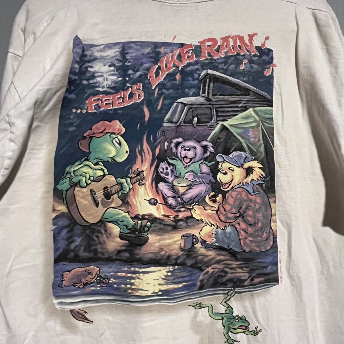 Vintage Vintage 1995 Grateful Dead L.L. Rain Summer T-shirt L.L. Bean Size US XL / EU 56 / 4 - 5 Thumbnail