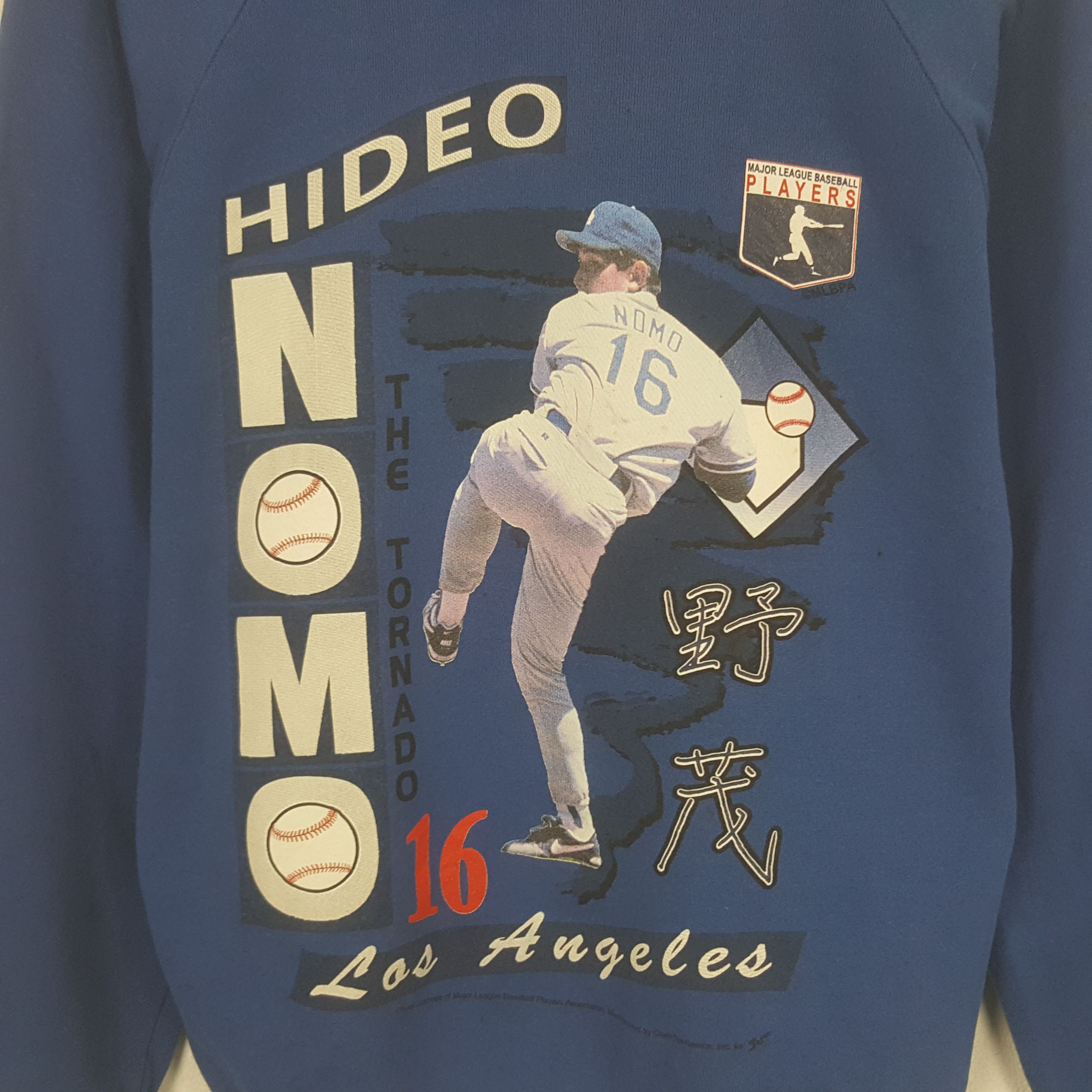 Vintage Vintage Hideo Nomo 16 Los Angeles Baseball sweatshirt Size US M / EU 48-50 / 2 - 2 Thumbnail