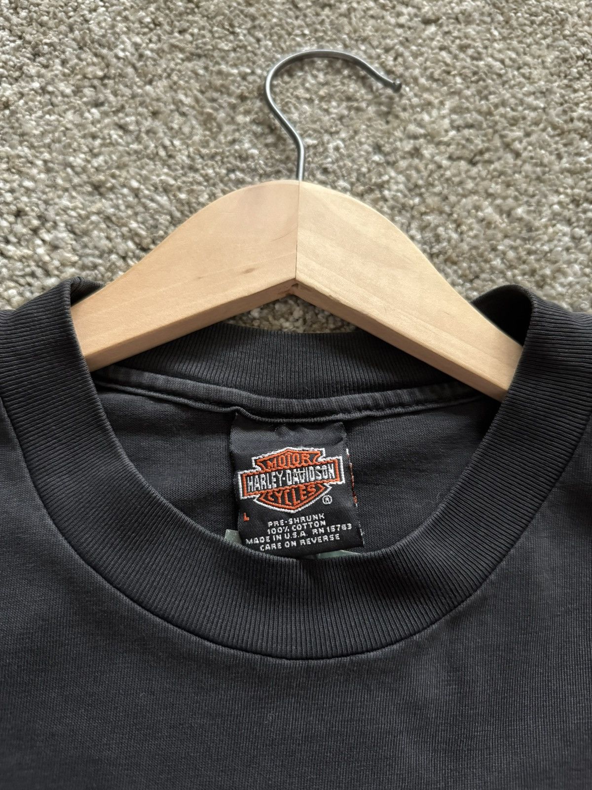 Harley Davidson Crazy 1997 Harley Davidson Sarasota Florida black tee Size US L / EU 52-54 / 3 - 5 Thumbnail