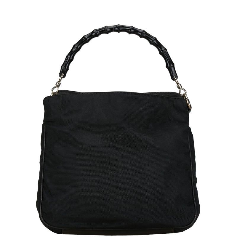 Gucci Gucci Gucci Bamboo Canvas Leather Handbag 0011638 Canvas Handbag 0011638 in Very Good Condition Size ONE SIZE - 1 Thumbnail