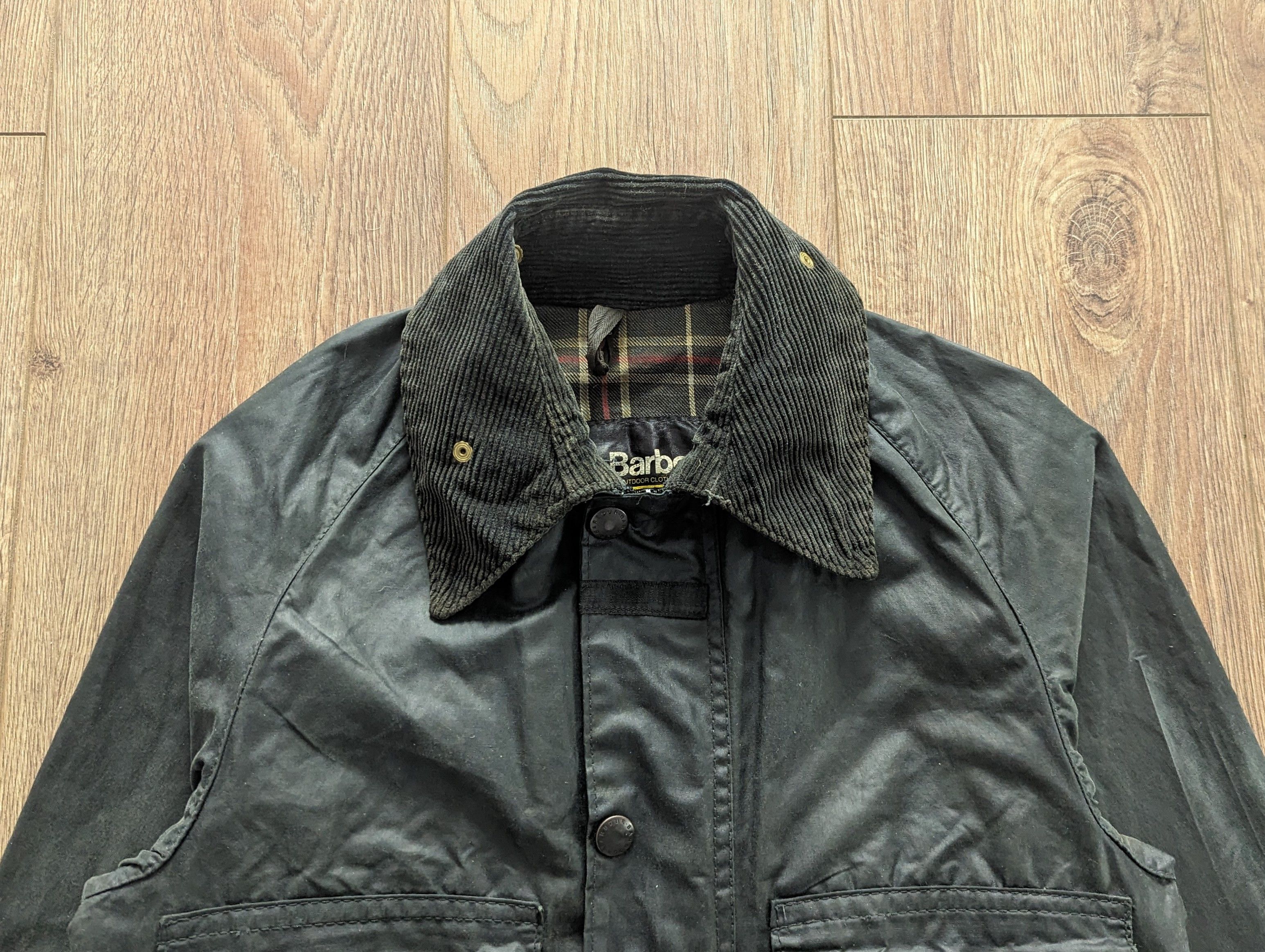 Barbour Barbour Two Crown A105 Bedale Wax Jacket 81cm/32in England Size US XS / EU 42 / 0 - 24 Thumbnail