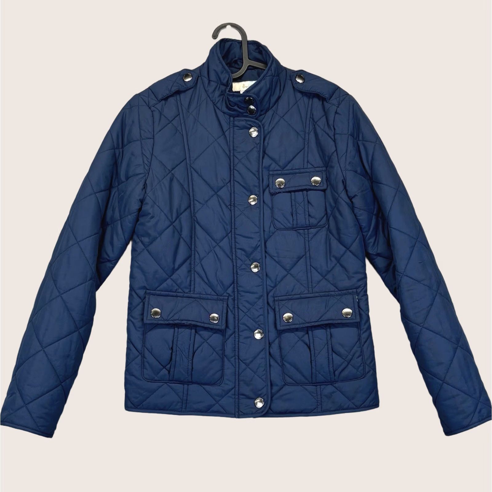Boden VINTAGE Boden Quilted Jacket Womens UK 6 Blue Zip Up See Pics Size M / US 6-8 / IT 42-44 - 1 Thumbnail