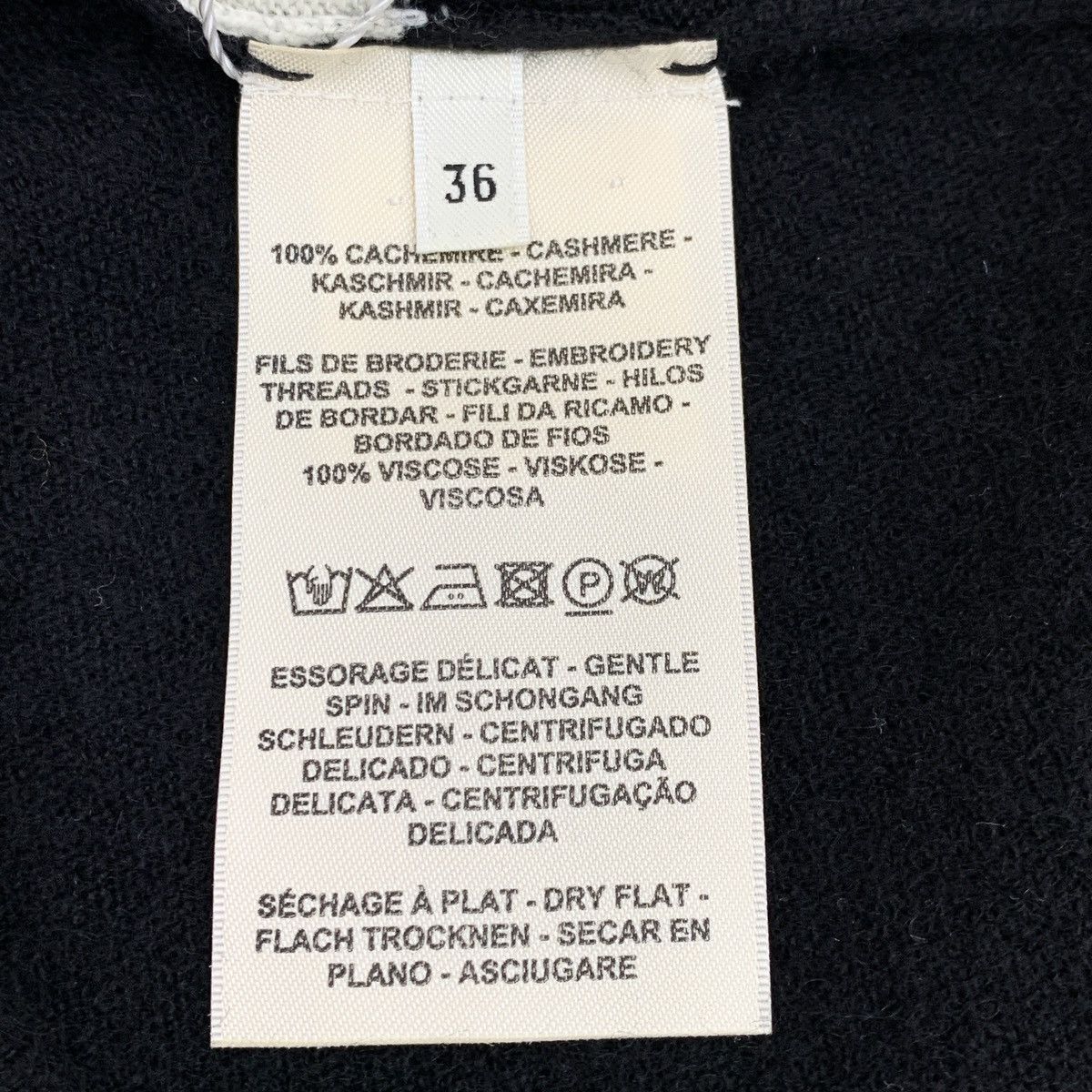 Hermes Hermes Black Pattern Jacquard Crew Neck Knit Sweater K26WX Size XS / US 0-2 / IT 36-38 - 7 Thumbnail