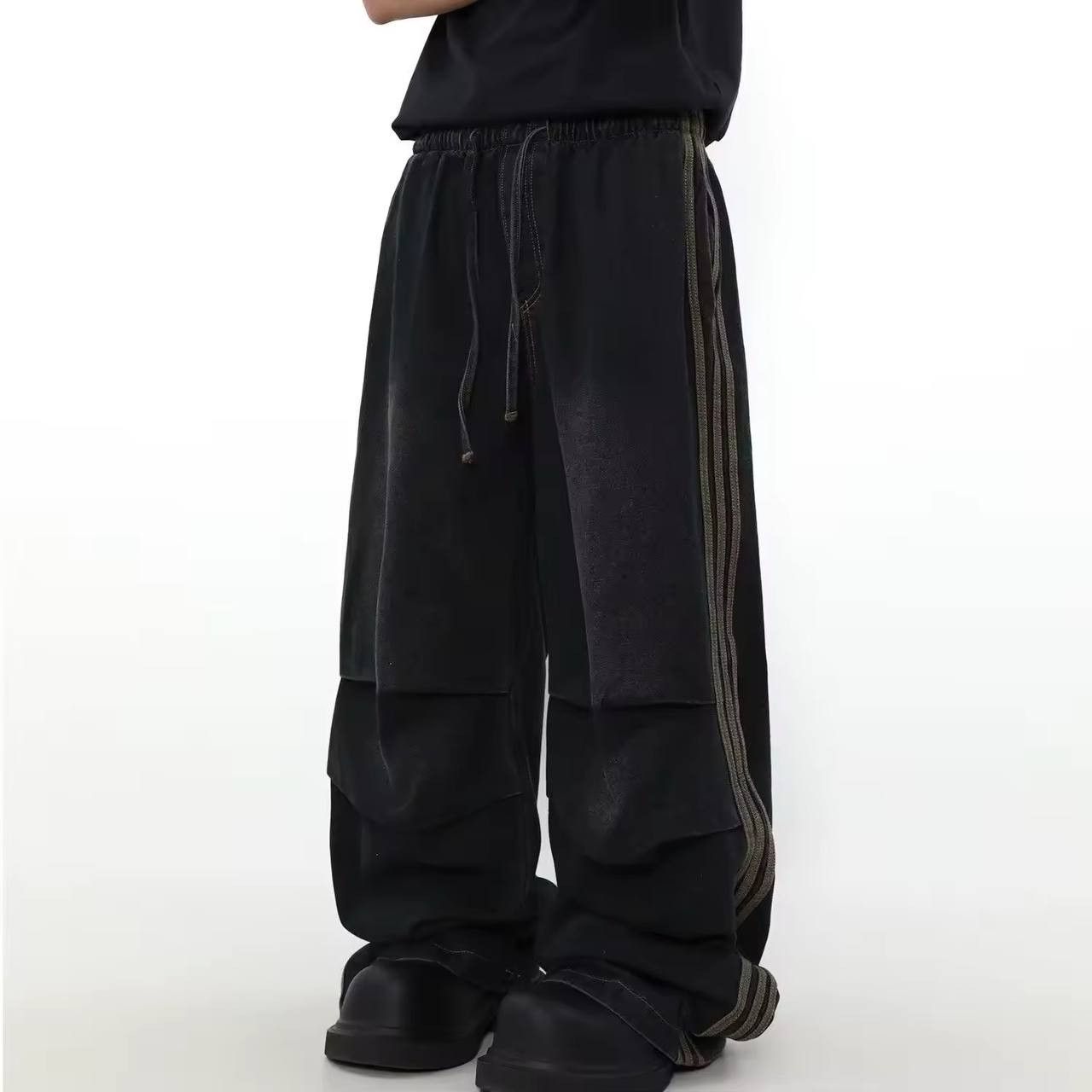 Japanese Brand × Vintage baggy pants with elastic waistband Size US 34 / EU 50 - 2 Thumbnail