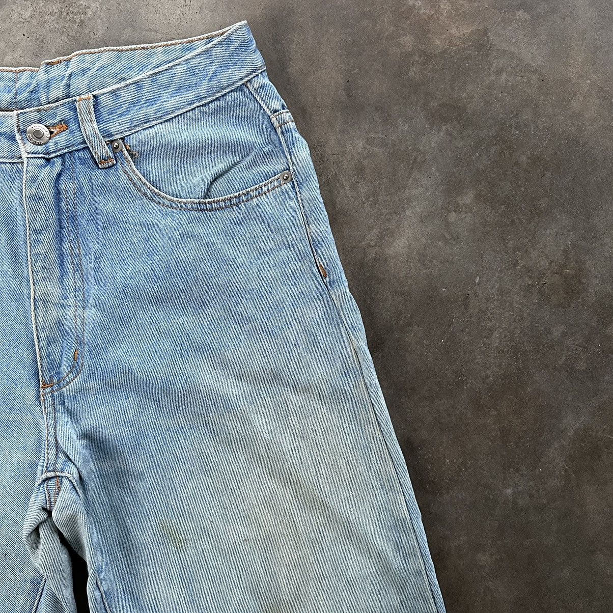 Japanese Brand W28 🔥 Vintage Japanese Faded Rusty Denim Jean Pant Size US 28 / EU 44 - 5 Thumbnail