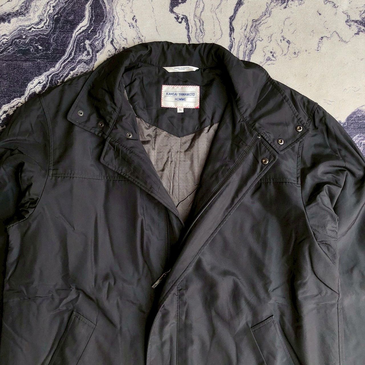 Kansai Yamamoto Vintage Kansai Yamamoto Homme Padded Coat Black Size US L / EU 52-54 / 3 - 4 Thumbnail