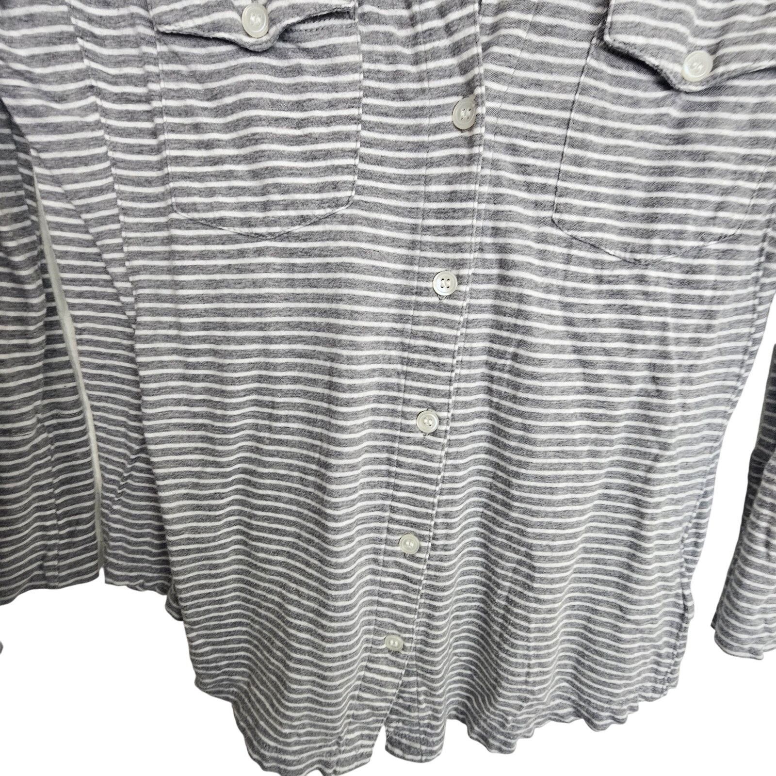 James Perse James Perse Womens Striped Career Corp Classic Top Size 2 Size S / US 4 / IT 40 - 3 Thumbnail
