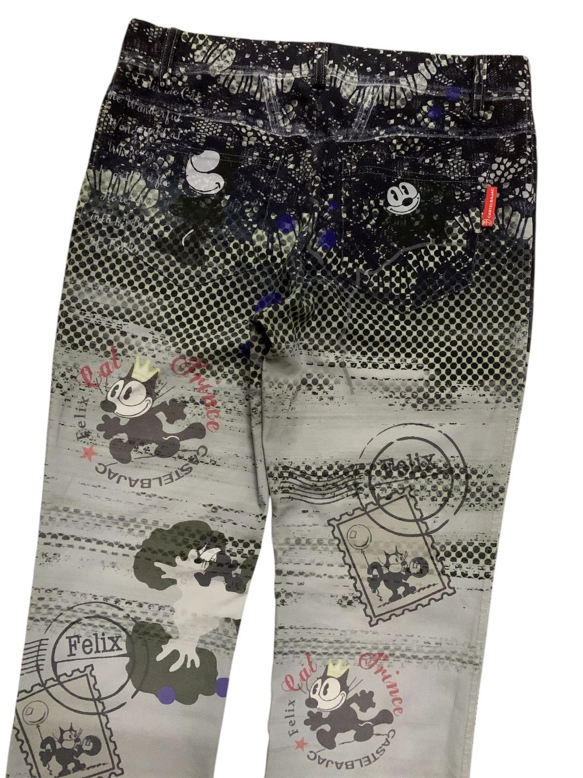 Felix × Hysteric Glamour × Jean Charles De Castelbajac Vtg Japanese Castlebajac x Felix Art Legging Pant Size 30" / US 8 / IT 44 - 5 Thumbnail