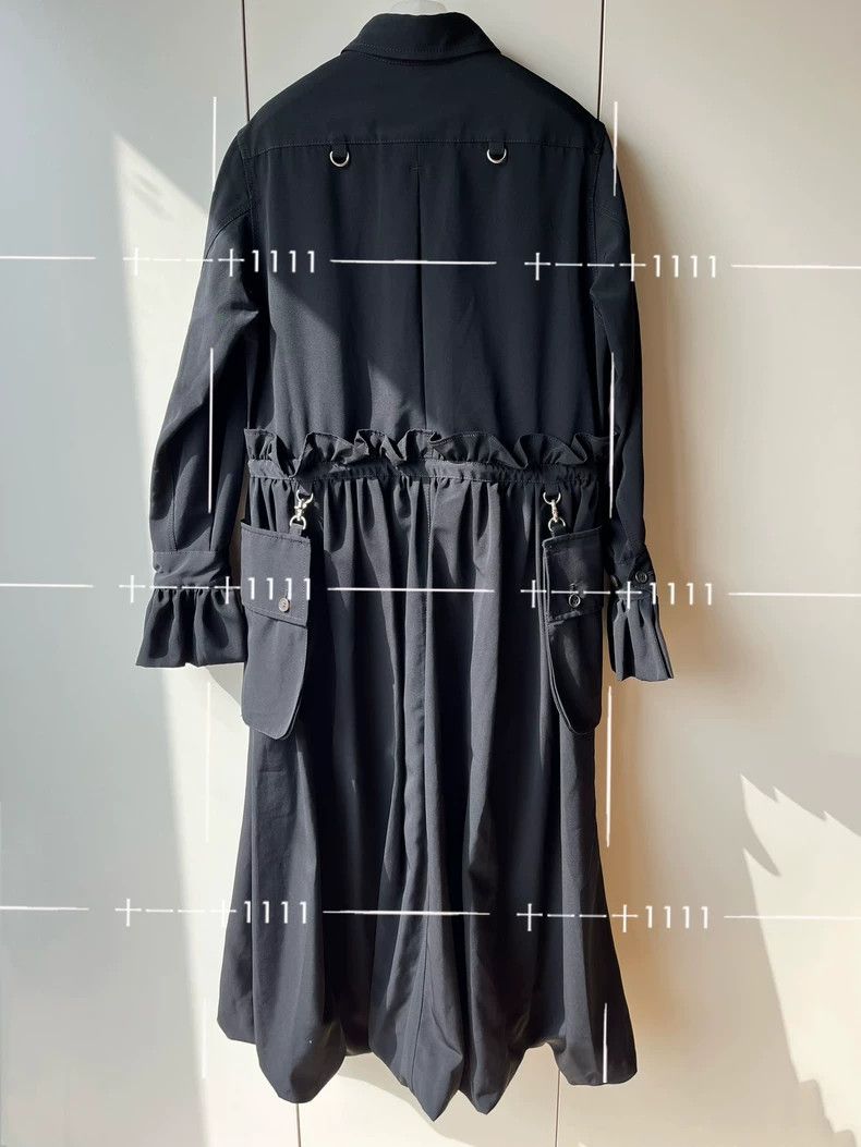 Comme des Garcons Comme Des Garcons Wool Dress Coat Windbreaker Coat Size S / US 4 / IT 40 - 2 Thumbnail
