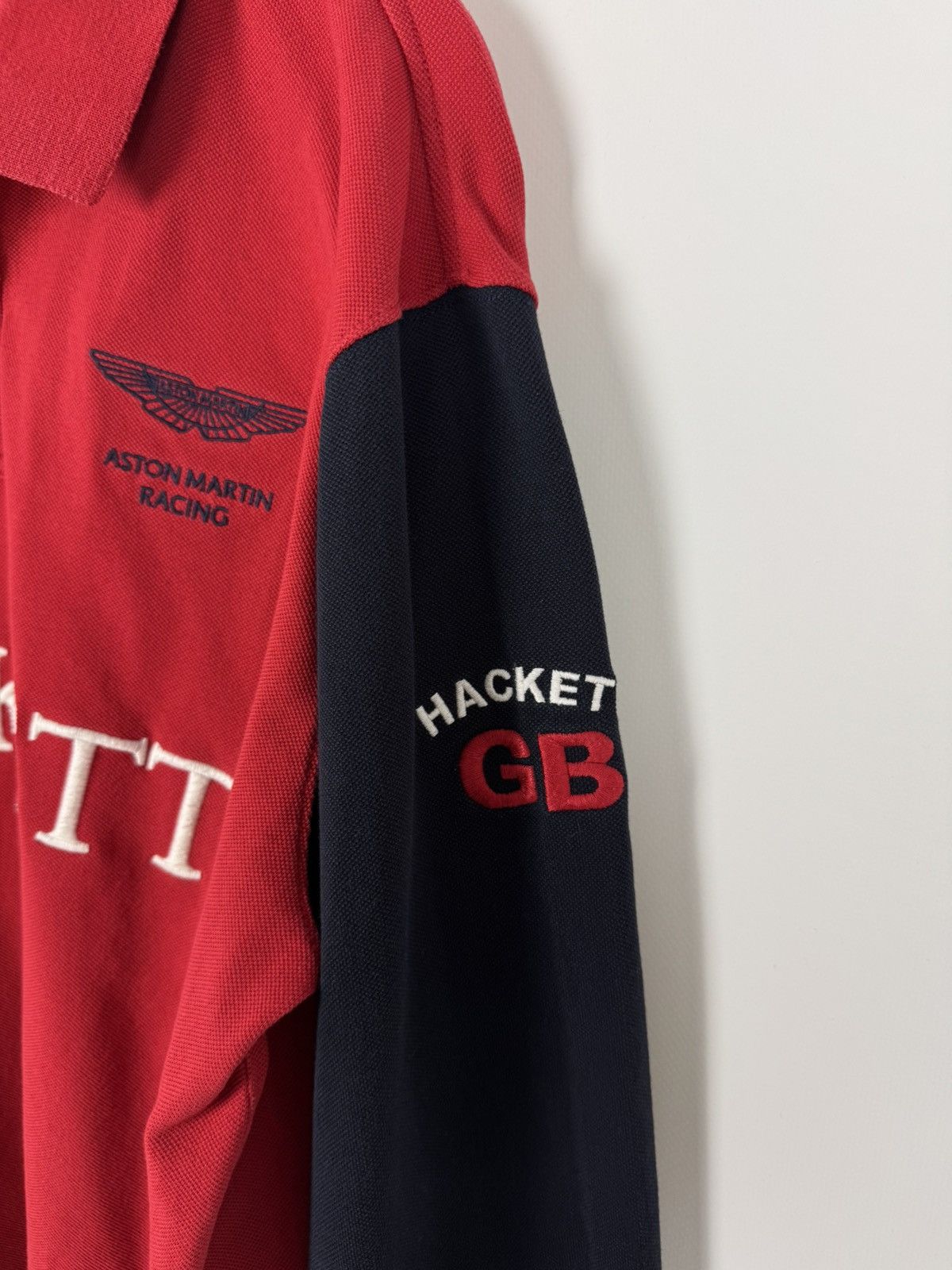 Hackett Hackett Aston Martin Racing Rugby Shirt Size US XXL / EU 58 / 5 - 6 Thumbnail