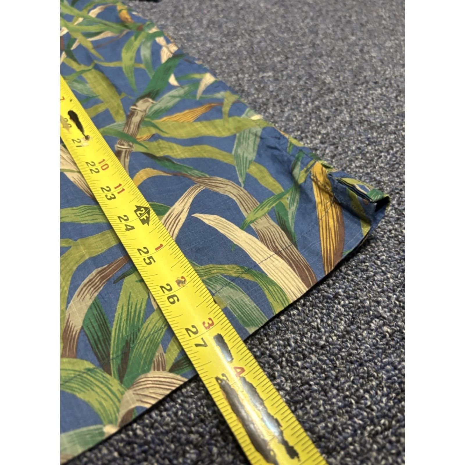 J.Crew J.CREW Floral Leaf Hawaiian Shirt Men S 100% Cotton Short Sleeve Button-Up Button-Down Slim Regular Multicolor Hawaiian Theme - Mens Size US S / EU 44-46 / 1 - 4 Thumbnail