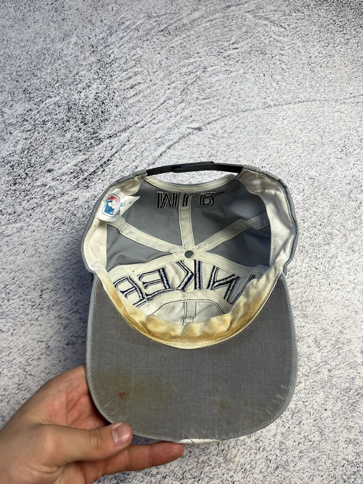 MLB Crazy Vintage Y2K New York Yankees Cap Drill Graffiti Style Size ONE SIZE - 10 Thumbnail
