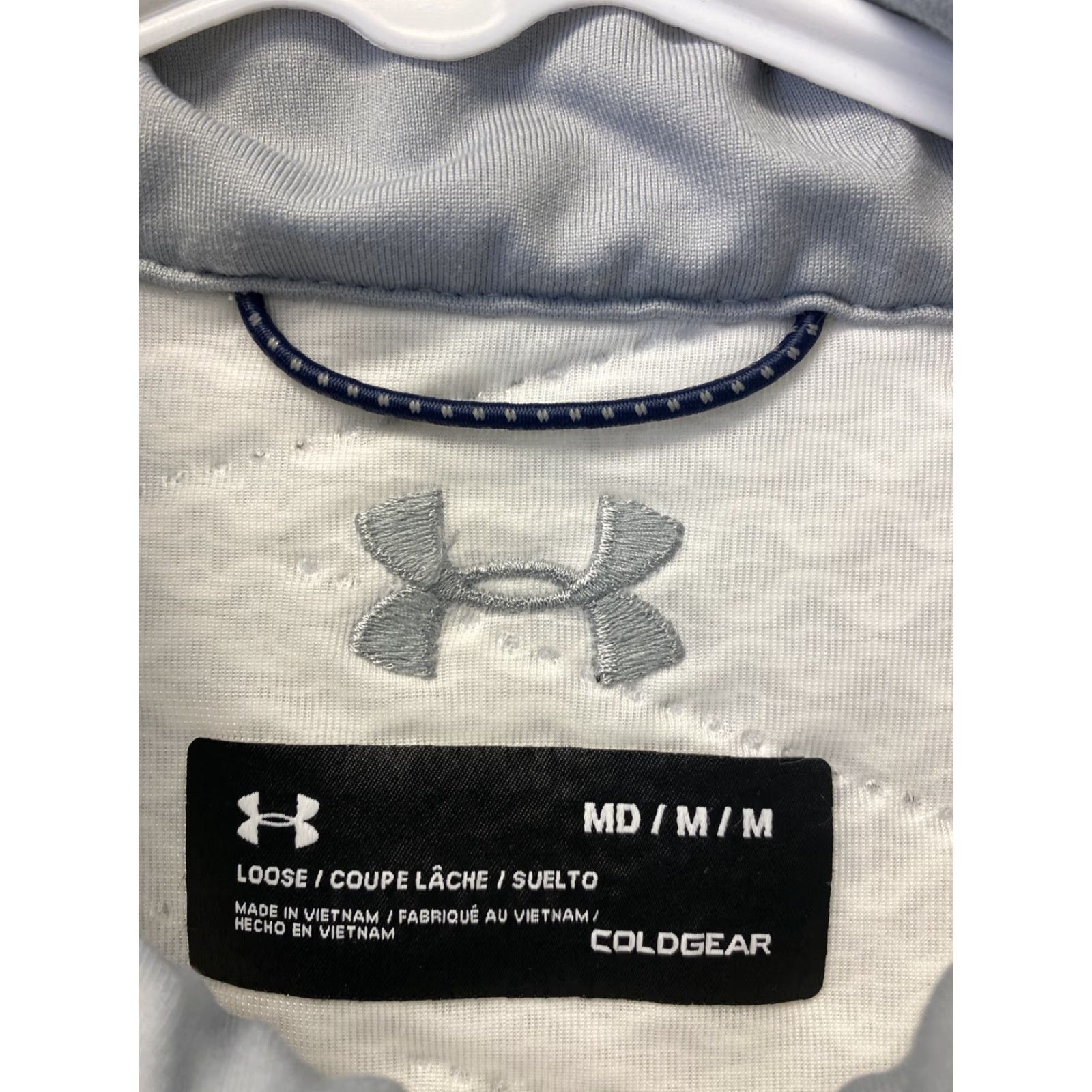 Under Armour Under Armour Sweater Men White M ColdGear Storm Quilted Lined 1/4 Pullover 108-4 Size US M / EU 48-50 / 2 - 4 Thumbnail