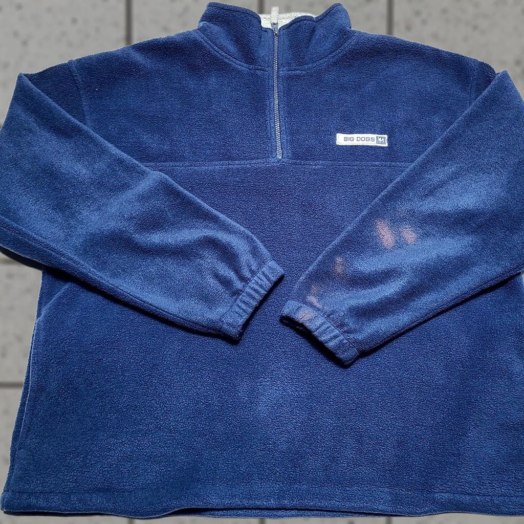 Big Dogs VINTAGE Big Dogs Polar Dogs High Tech Fleece Sweatshirt Pullover 1/2 Zip Mens Size Large Blue 90s 1/2 Zip Sweatshirt Mens Large Size US L / EU 52-54 / 3 - 1 Thumbnail