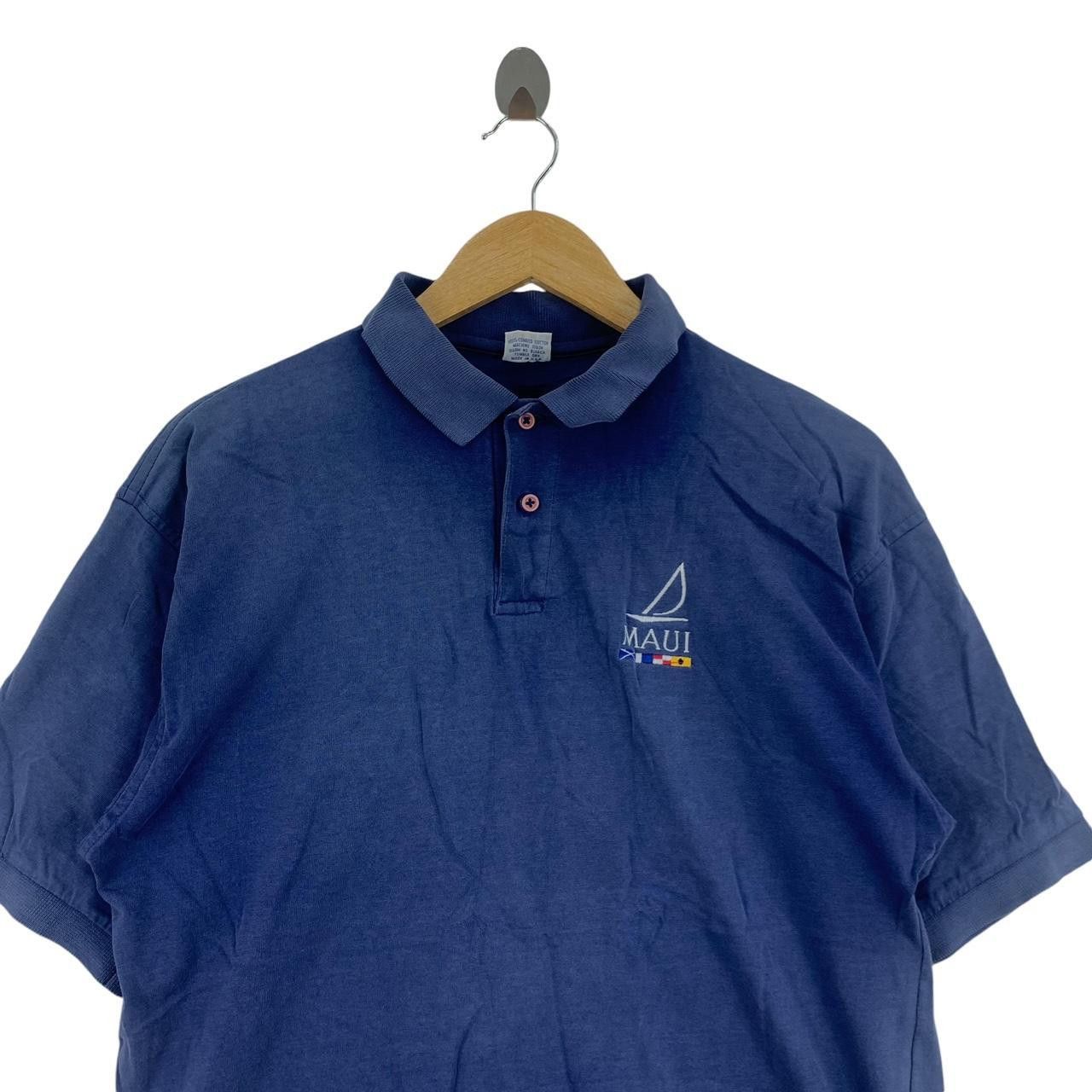 Vintage Vintage 80’ CRAZY SHIRTS ALOHA Sun Faded Polo Tee Shirt Size US L / EU 52-54 / 3 - 2 Thumbnail