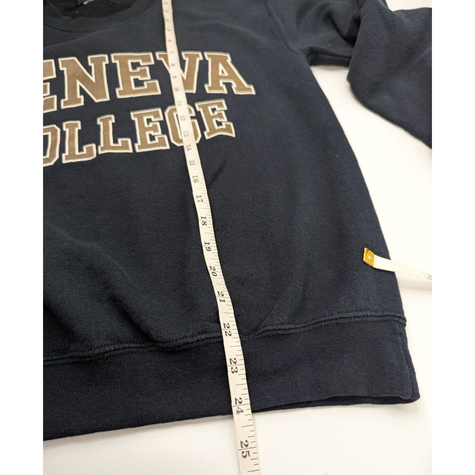 Vintage MV Sport Geneva College Navy Crewneck Sweatshirt Mens Shirt Pullover Long Sleeve Small Blue Cotton Logo Weekday College Size US S / EU 44-46 / 1 - 6 Thumbnail