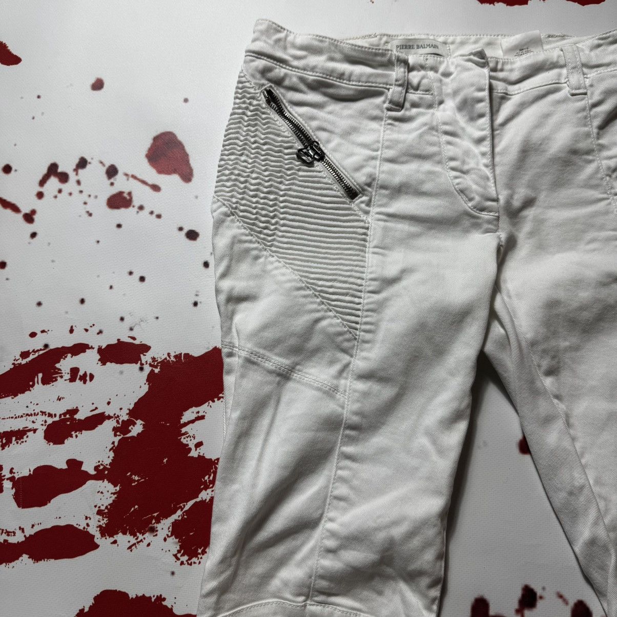 Balmain × Pierre Balmain vintage pierre balmain biker jeans skinny y2k Size 26" / US 2 / IT 38 - 4 Thumbnail