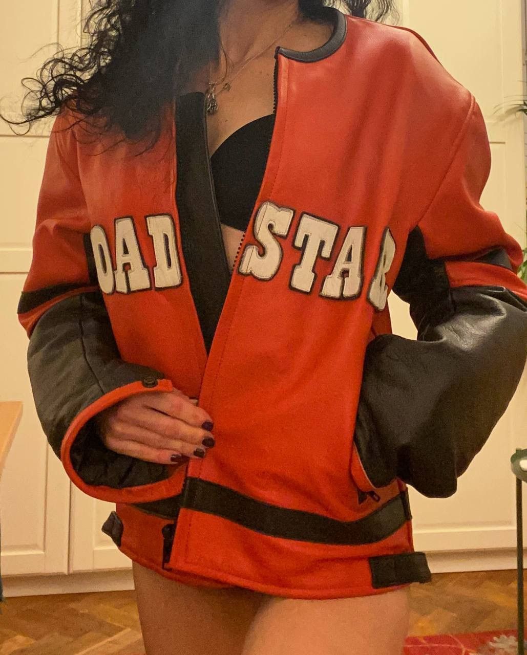 Other ROADSTAR Leather Motorcycle Jacket – Vintage Racing Style Size US L / EU 52-54 / 3 - 4 Thumbnail