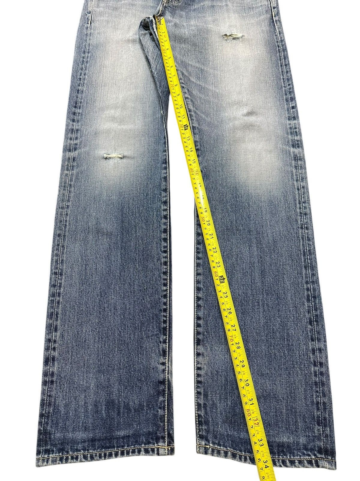 Other Vintage Japanese Brand Blue Faded Wash Style Jeans Size US 34 / EU 50 - 14 Thumbnail