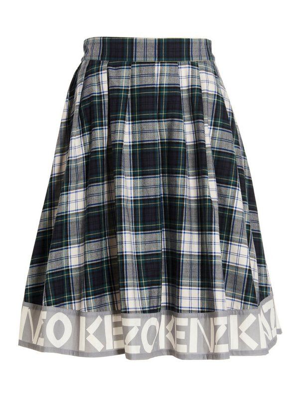 Kenzo o1y1025 Mini Skirt in Multicolor Size 27" / US 4 / IT 40 - 1 Thumbnail