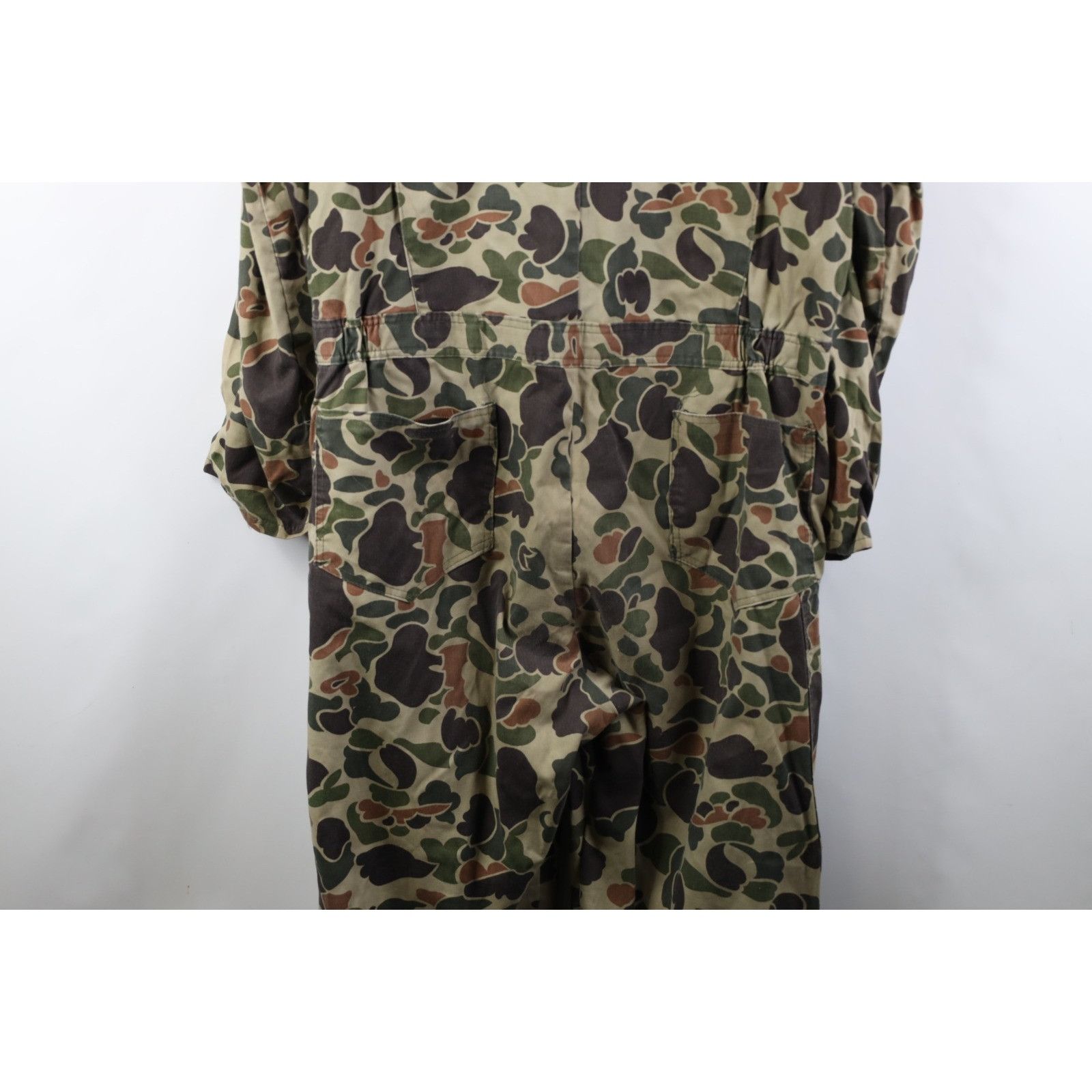 Vintage 70s 80s Walls Frogskin Camouflage Coveralls Bibs