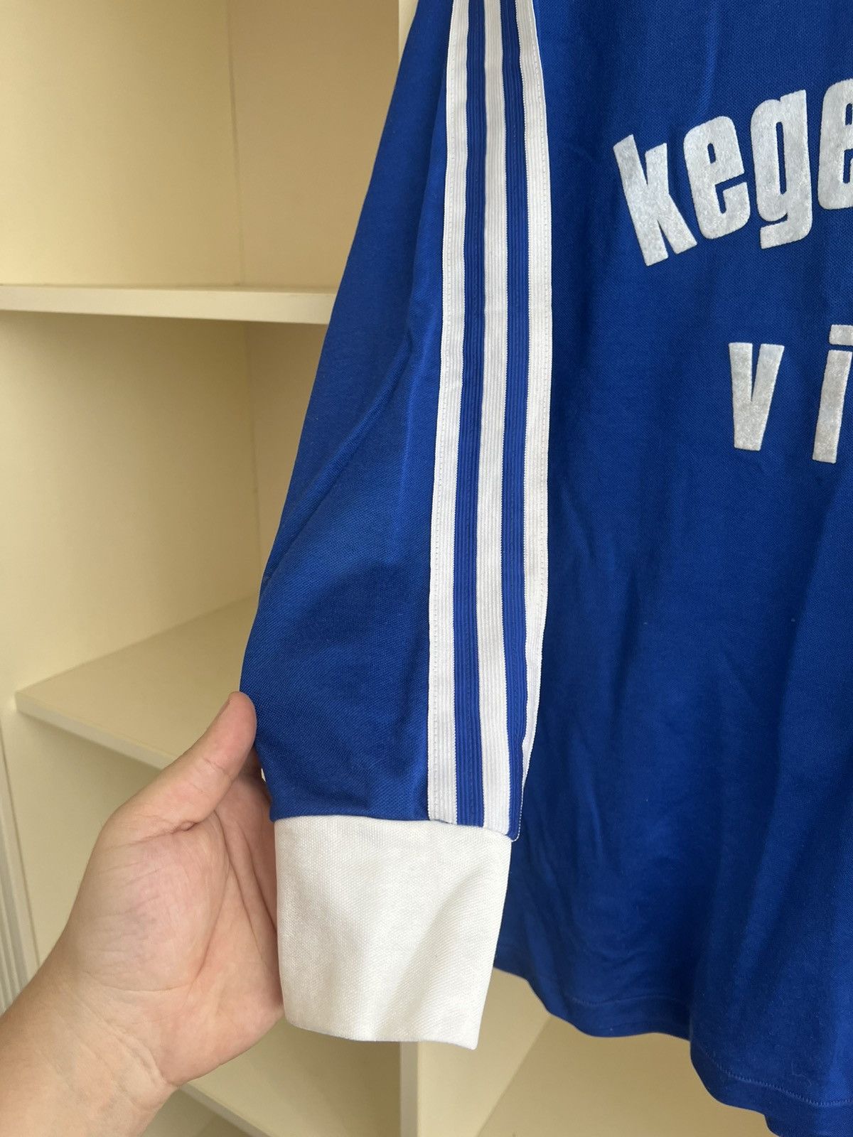 Adidas Vintage 80s Adidas Erima Long Sleeve Mede in West Germany Size US M / EU 48-50 / 2 - 6 Thumbnail