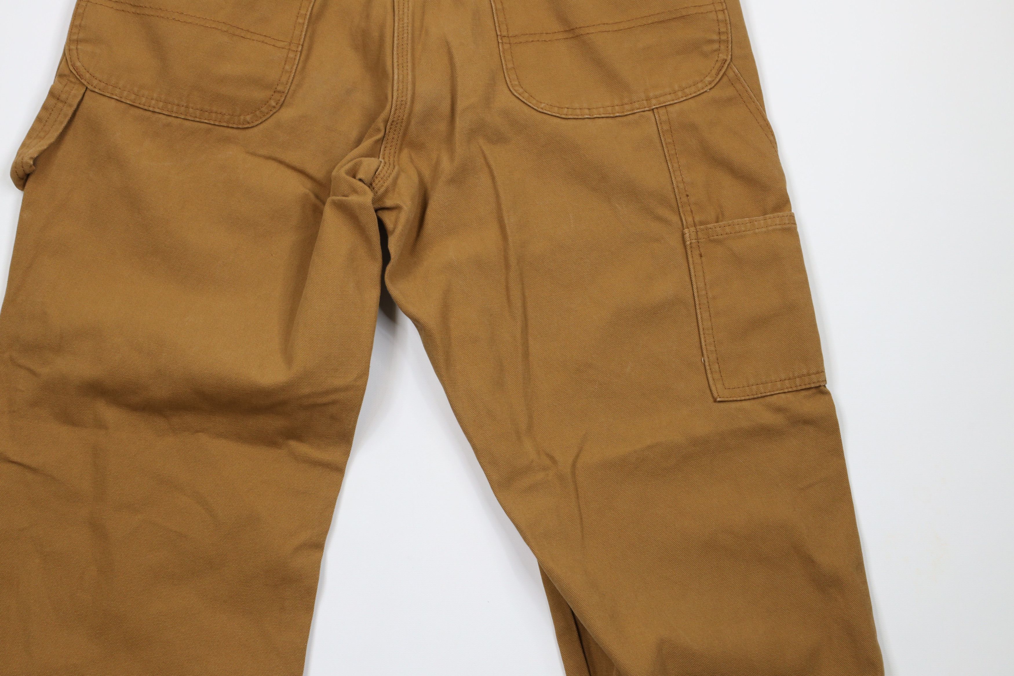 Dickies × Vintage Vintage Dickies Out Wide Leg Canvas Dungaree Pants Brown Size US 34 / EU 50 - 9 Thumbnail