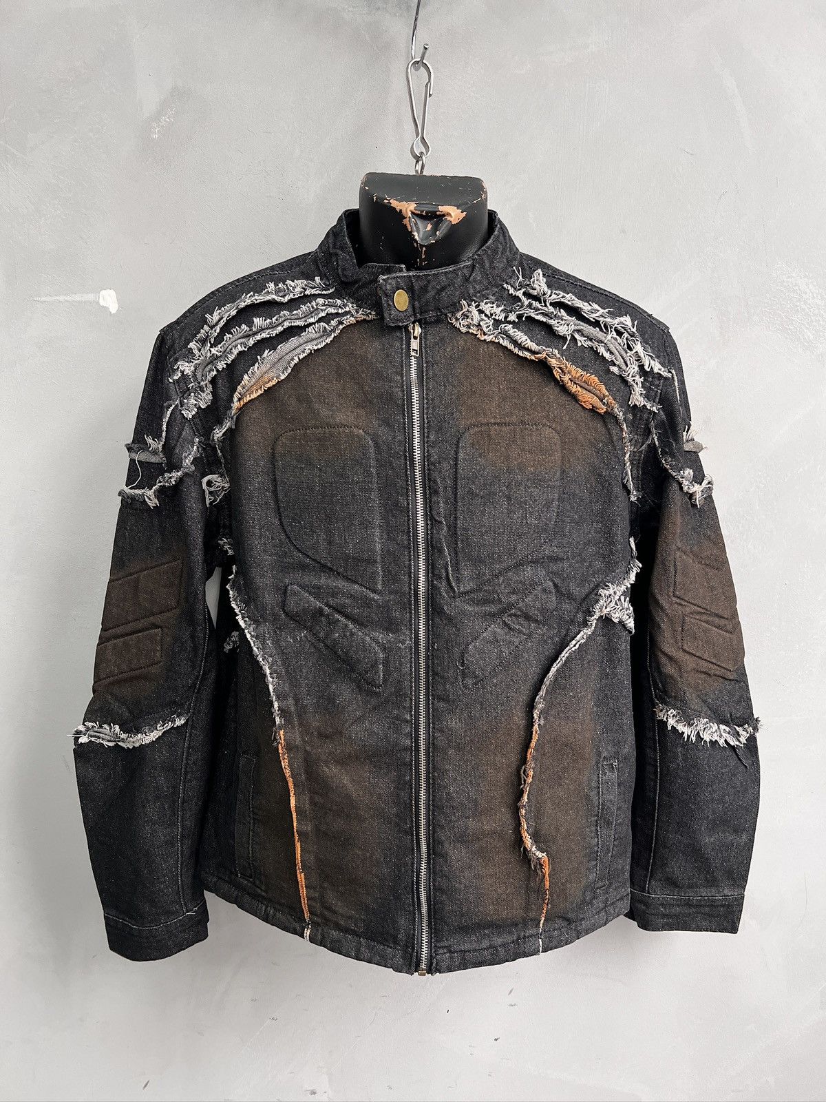 Kapital Sun faded racing moto style denim jacket y2k kapital style Size US M / EU 48-50 / 2 - 1 Thumbnail