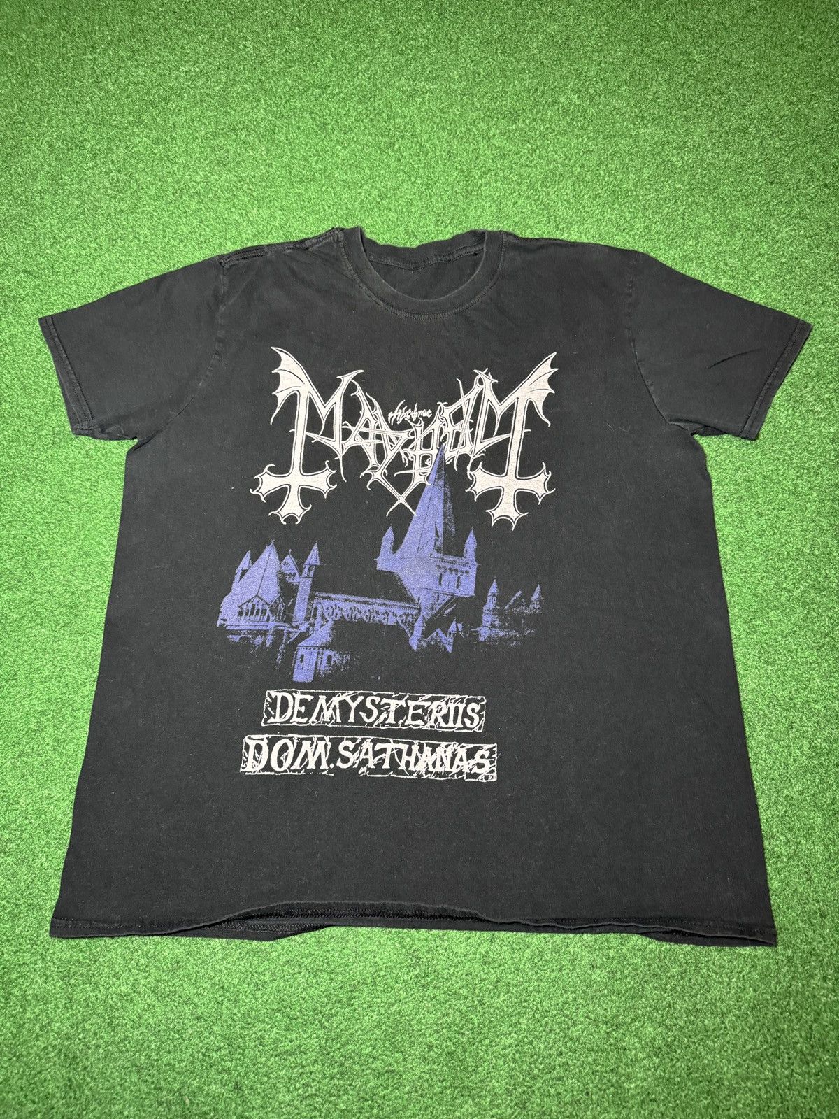 Band Tees Mayhem De Mysteriis Dom Sathanas 90s Black Metal T Shirt Size US L / EU 52-54 / 3 - 1 Thumbnail