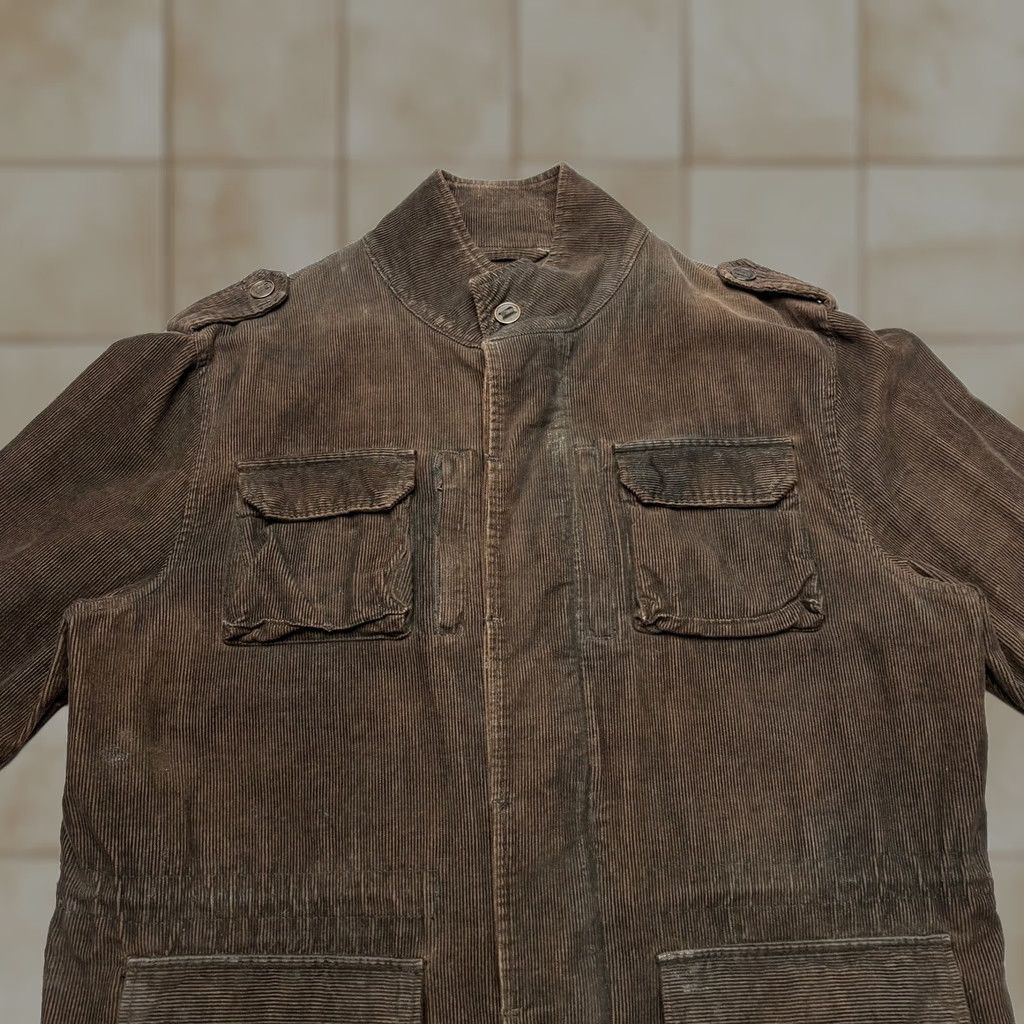 Alpha Industries VINTAGE Alpha Industries M65 Corduroy Jacket Mens XL Military Brown Jacket Size US XL / EU 56 / 4 - 1 Thumbnail