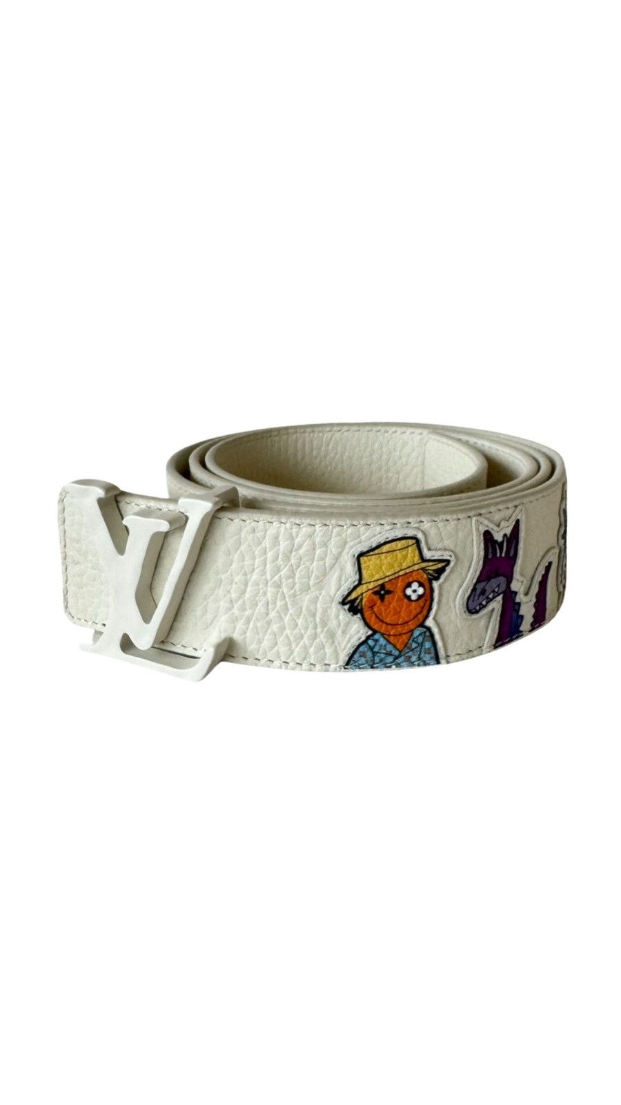 Louis Vuitton Virgil LV White Belt Size ONE SIZE - 1 Thumbnail