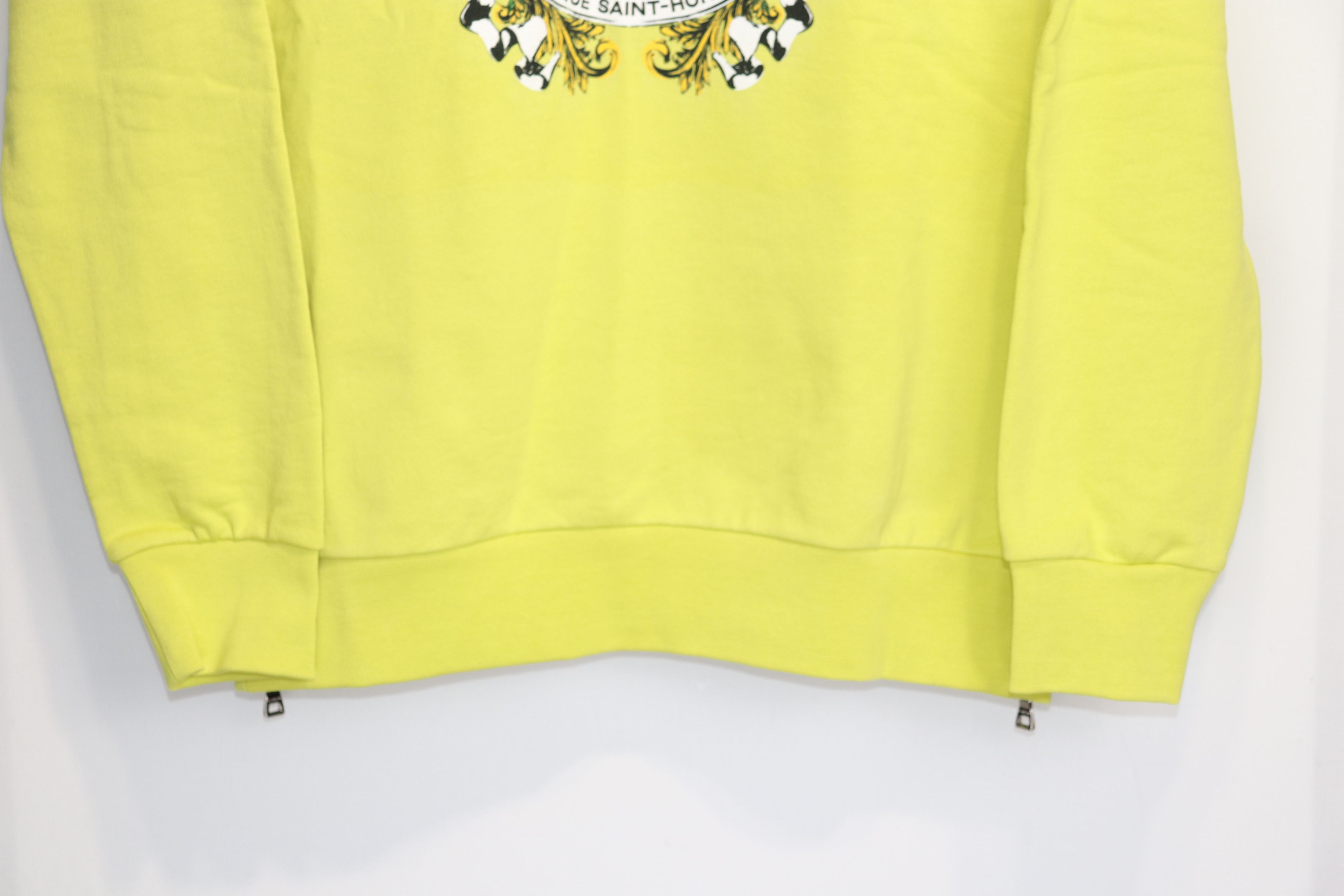 Balmain o1rshd1 Cotton Logo Hoodie in Yellow Size US L / EU 52-54 / 3 - 4 Thumbnail
