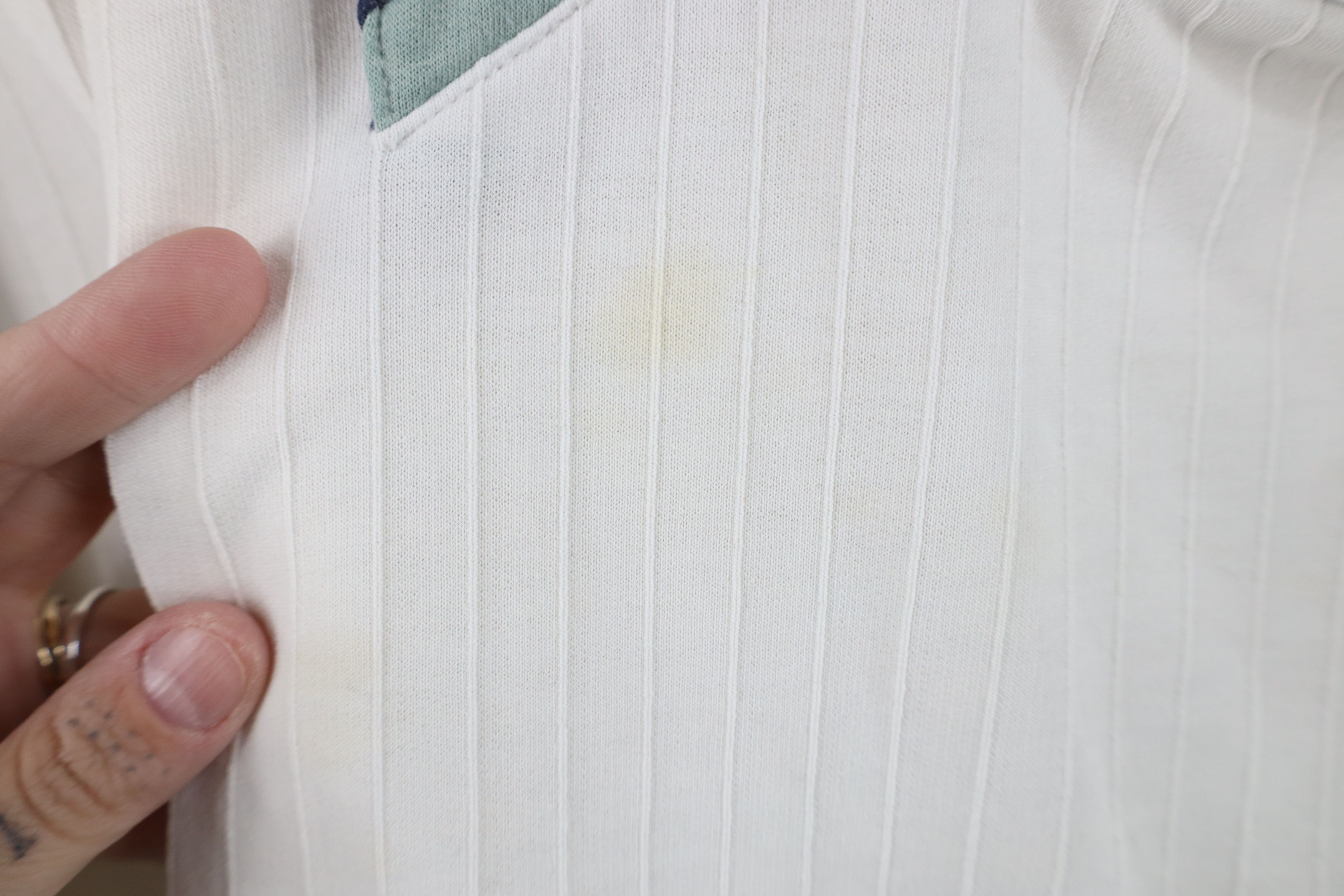 Vintage Vintage 90s Streetwear Striped Pullover Polo Shirt Mob Size US L / EU 52-54 / 3 - 5 Thumbnail