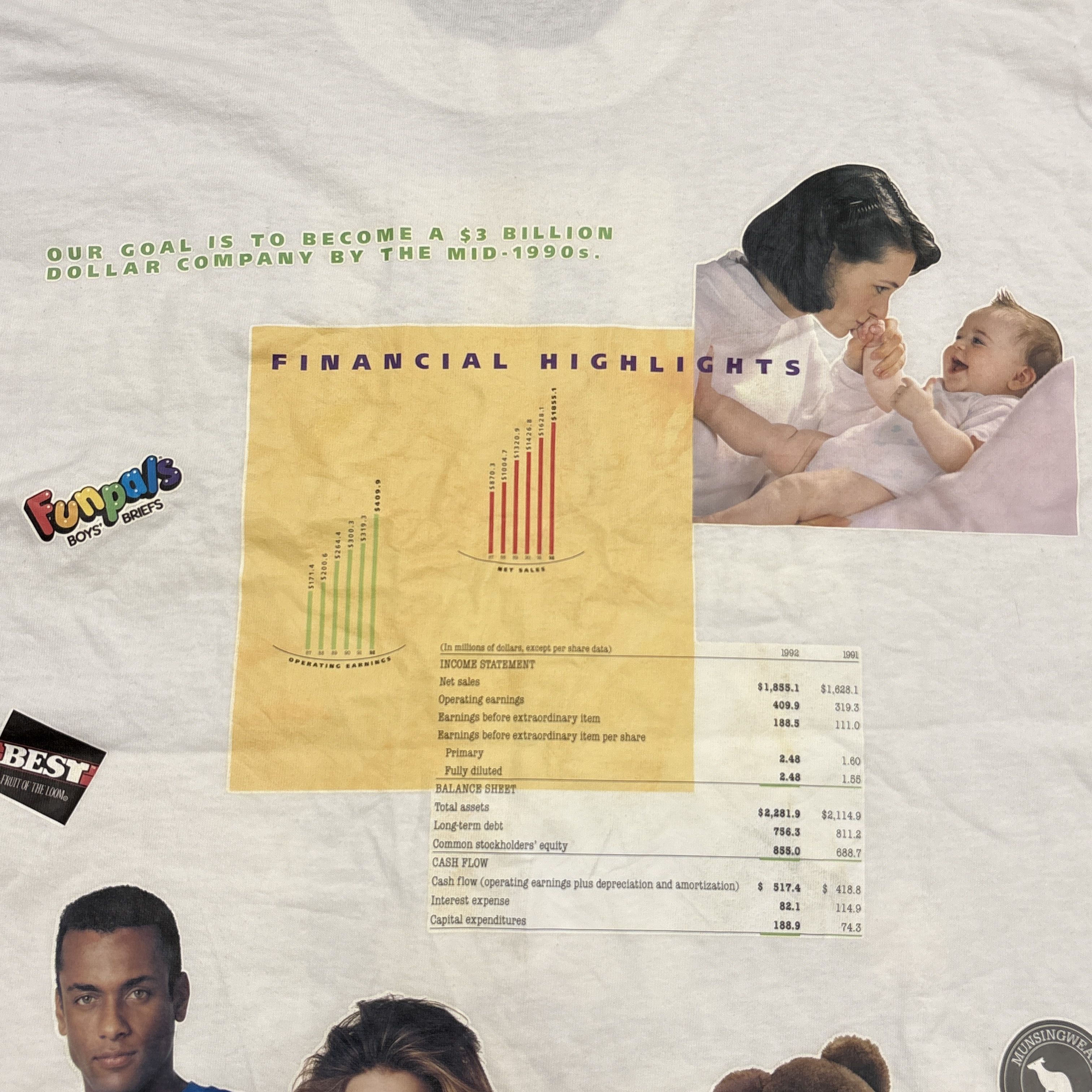 Vintage Vintage Test Print Shirt 90s Fruit Of The Loom Single Stitch Size US XL / EU 56 / 4 - 14 Thumbnail
