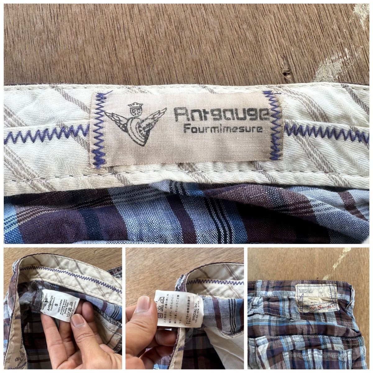 Antigua ANTGAUGE MADE IN JAPAN TROUSER CHECK PLAID PUNK PANTS SIZE S Size US 28 / EU 44 - 17 Thumbnail