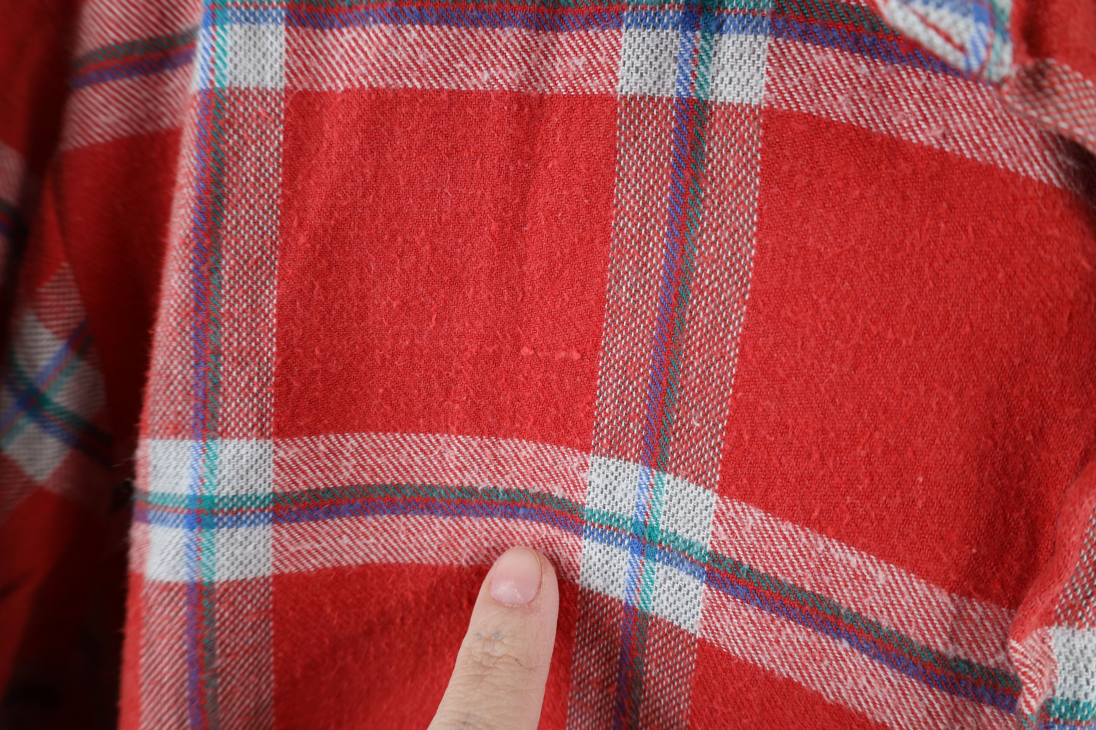 Vintage Vintage 70s Streetwear Flannel Collared Button Shirt Plaid Size US M / EU 48-50 / 2 - 7 Thumbnail
