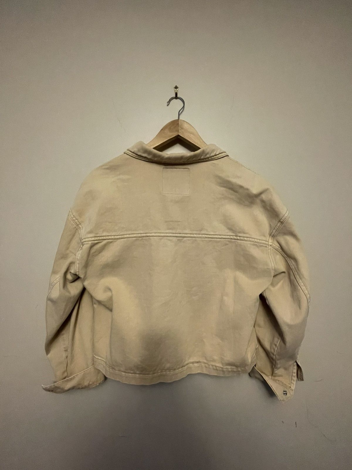 Vintage Page One Cream Trucker Jacket — Size 40 / UK 14 Size L / US 10 / IT 46 - 7 Thumbnail