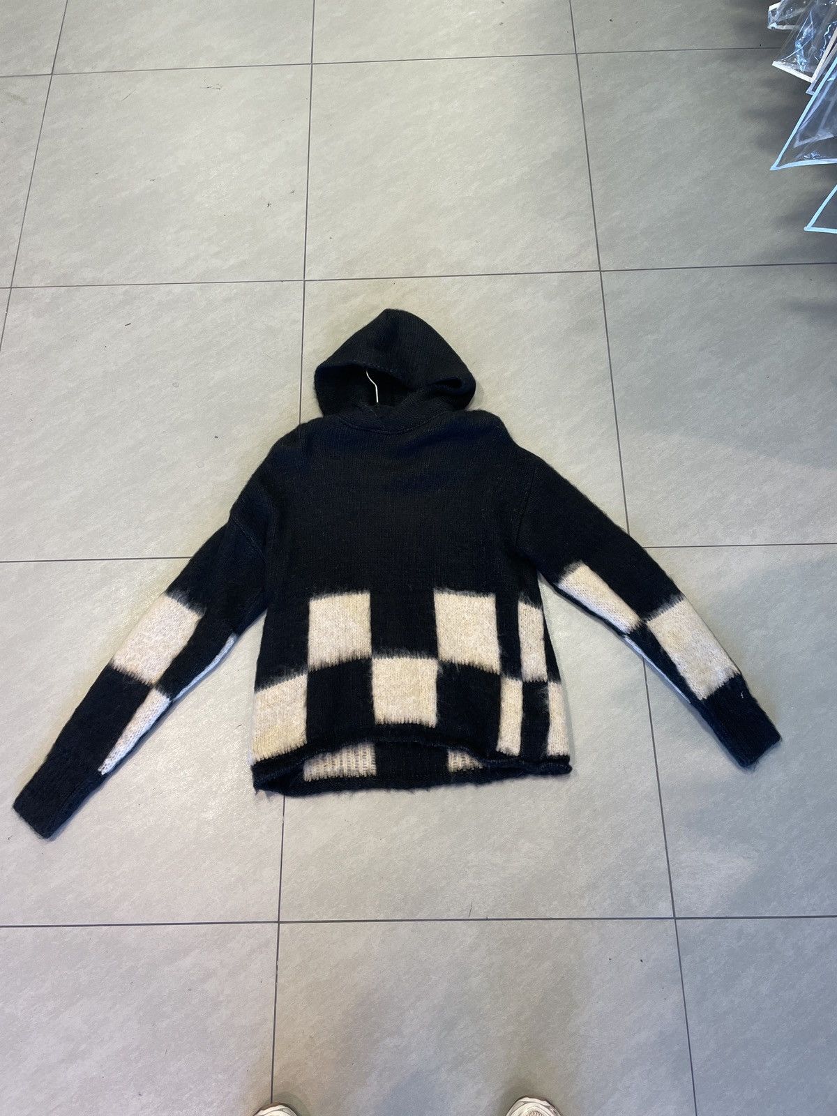 Askyurself Askyurself Brushed Checked Knit Size US S / EU 44-46 / 1 - 1 Thumbnail