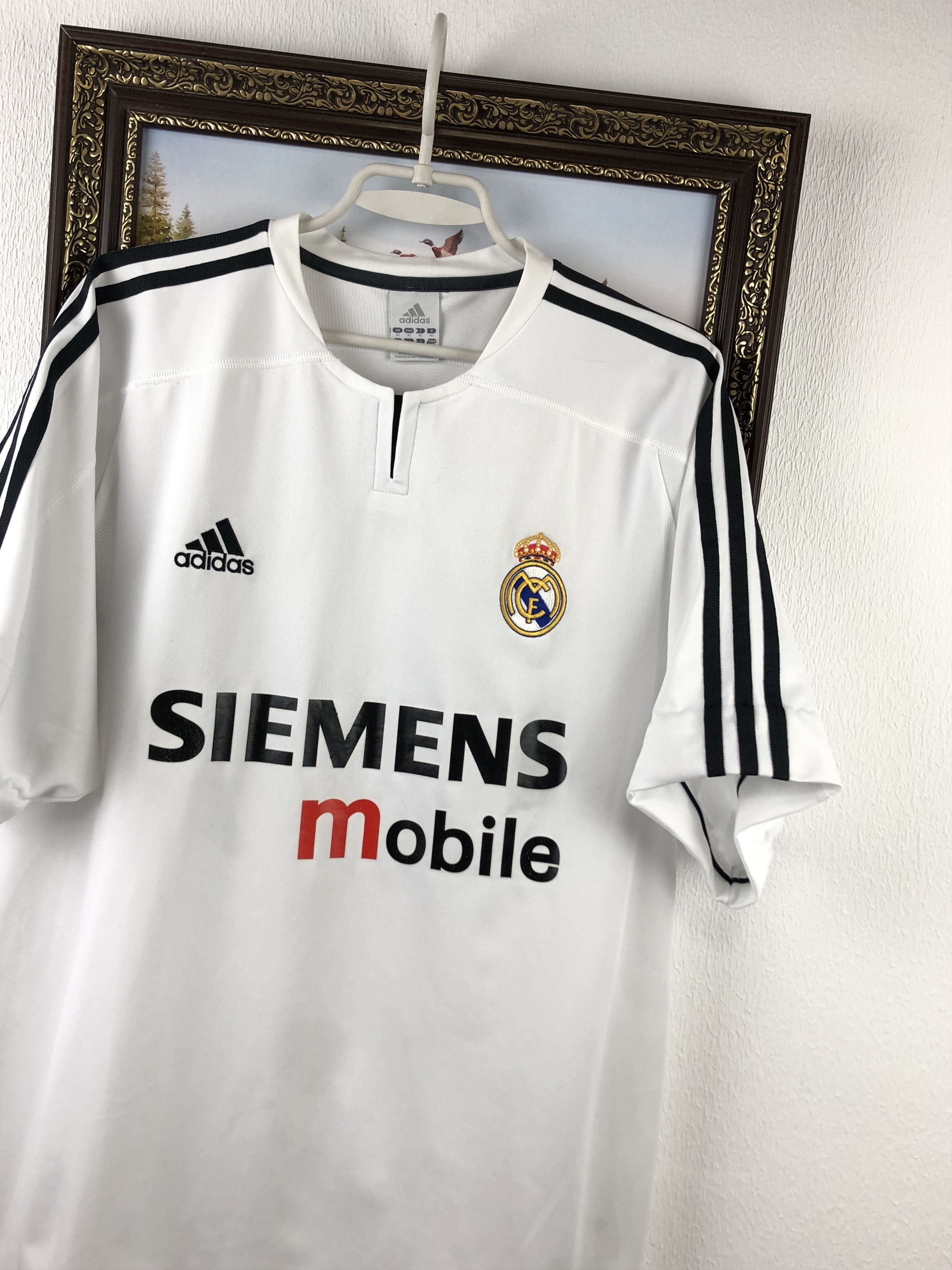 Adidas Real Madrid football shirt Soccer #10 Robinho Jersey Tee Size US XL / EU 56 / 4 - 4 Thumbnail
