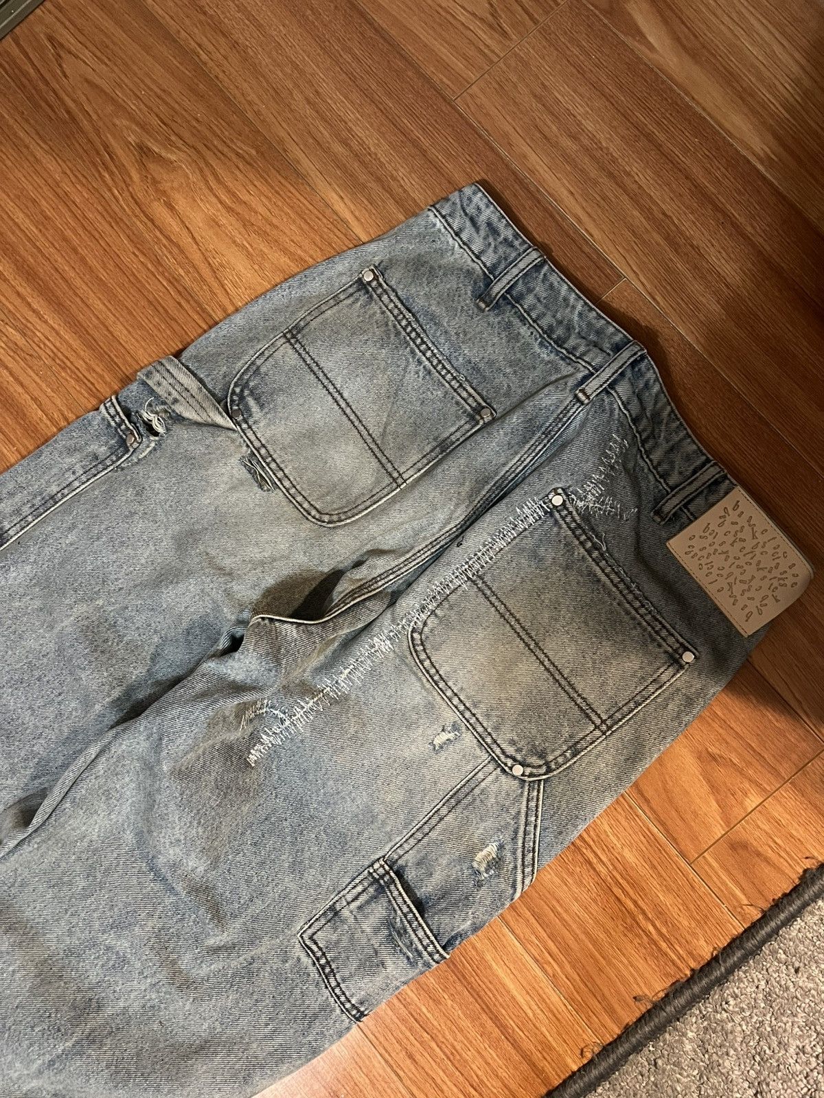 basketcase gallery Basketcase double knee hench jeans Size US 28 / EU 44 - 3 Thumbnail
